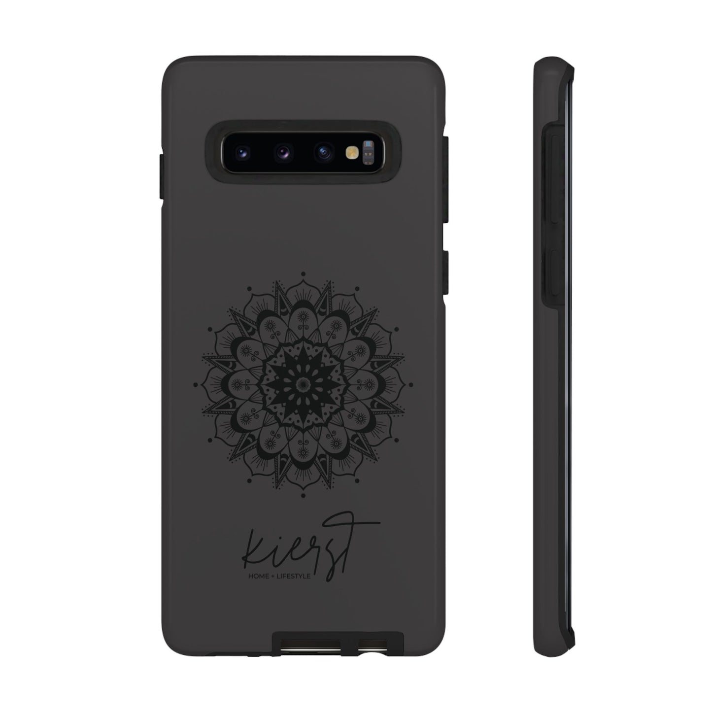 Black Mandala Samsung Galaxy Phone Case | Elevated Symmetry, Timeless Energy
