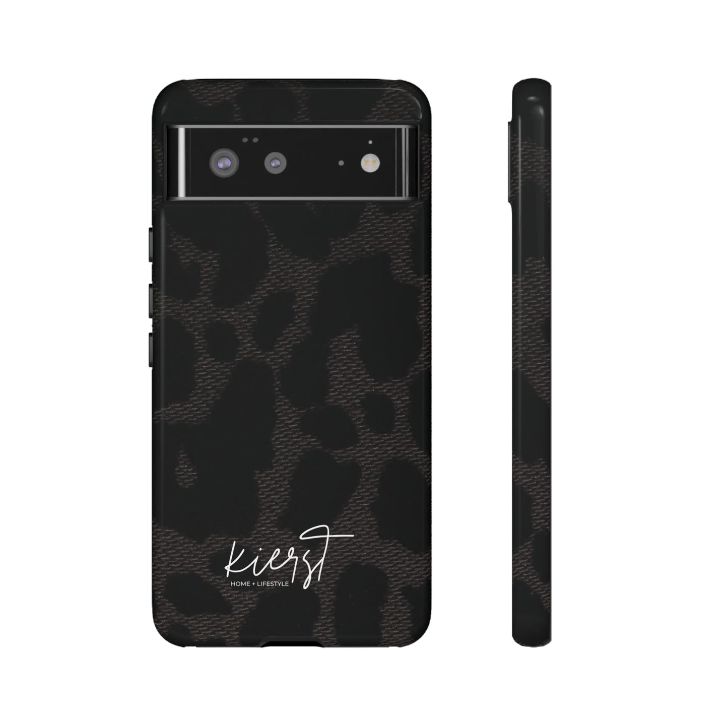 Black Leopard Google Pixel Phone Case | Striking Neutral, Wild Edge
