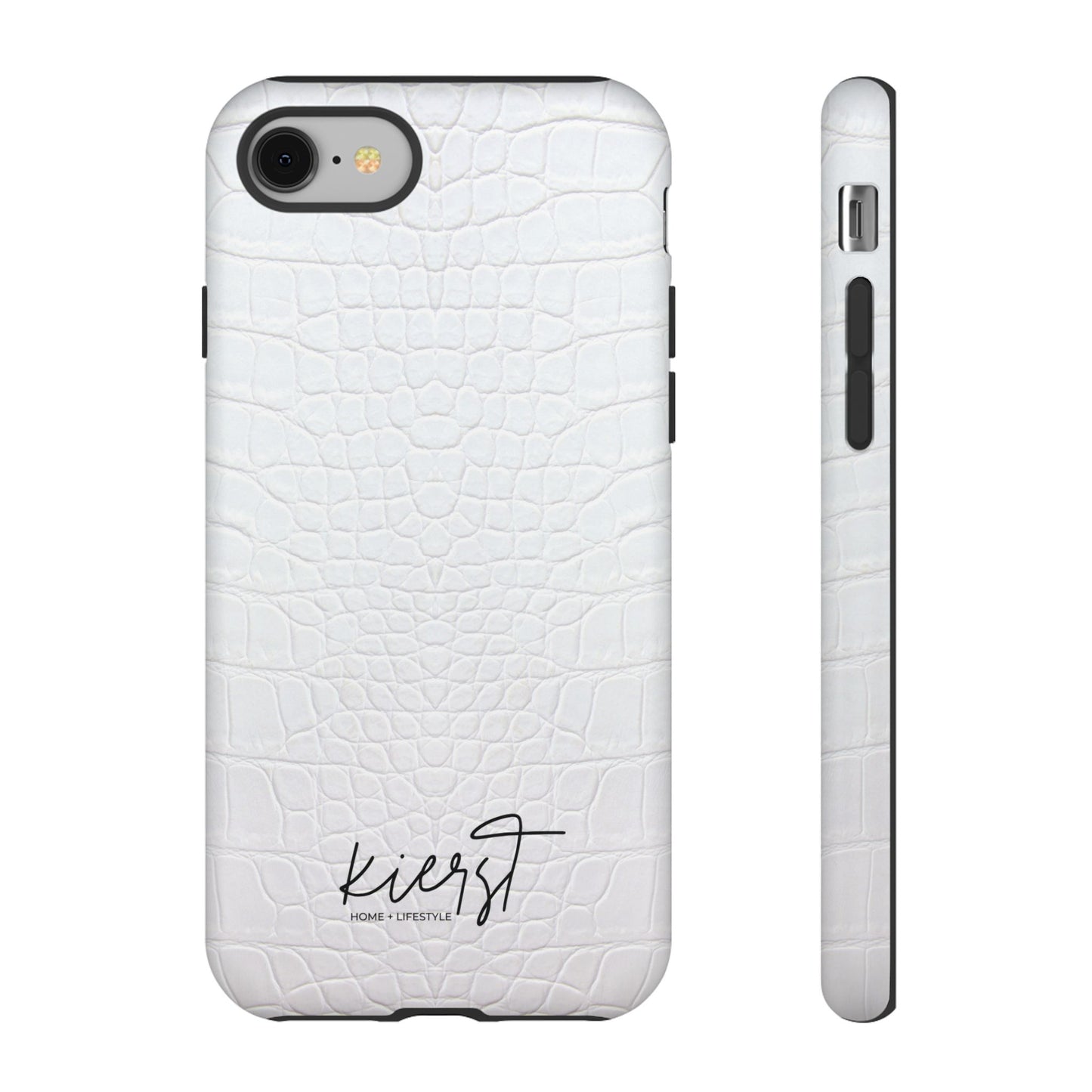 White Alligator iPhone Case | Minimal, Crisp, and Effortlessly Elevated