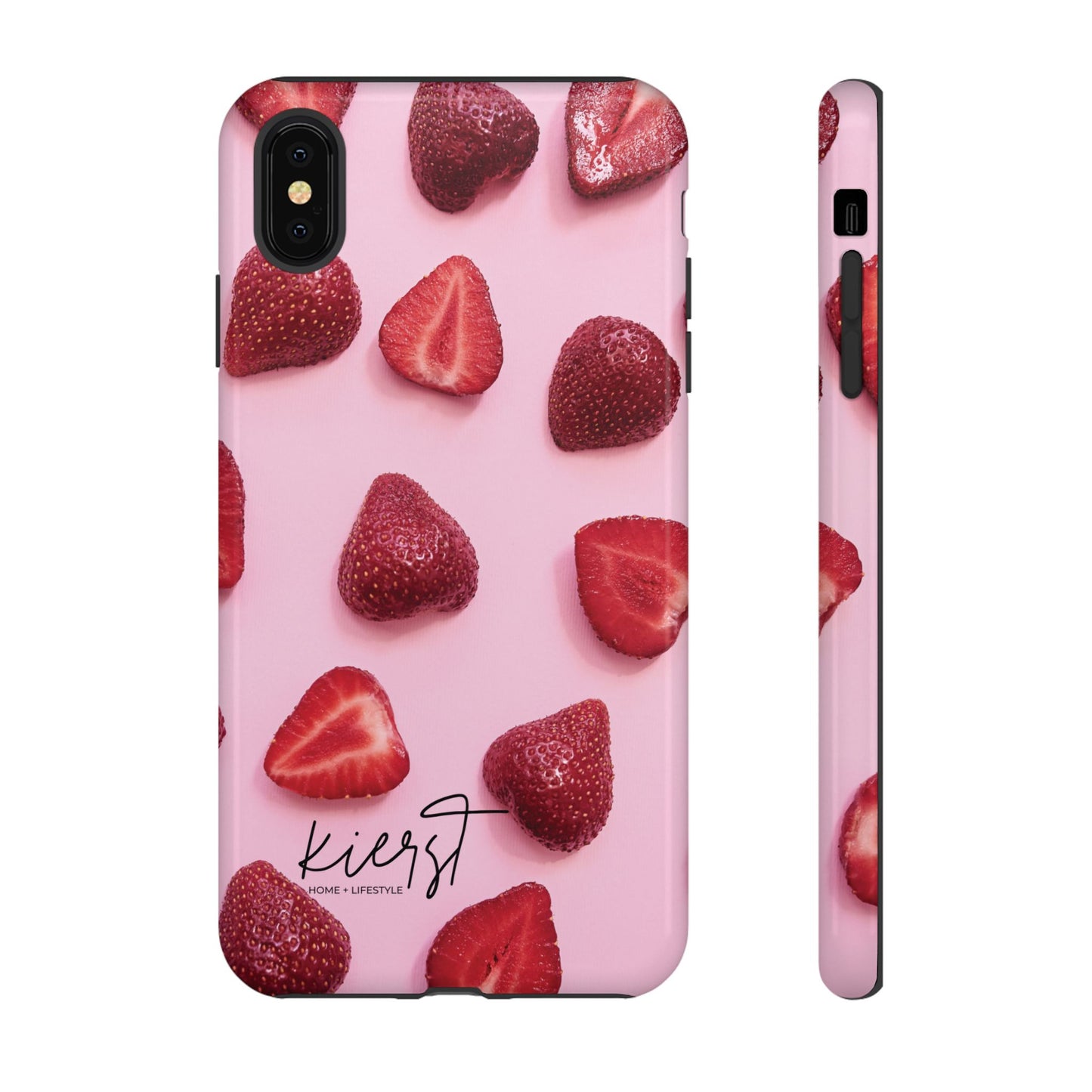 Strawberries iPhone Case | A Sweet Statement Rooted in Soft Luxury
