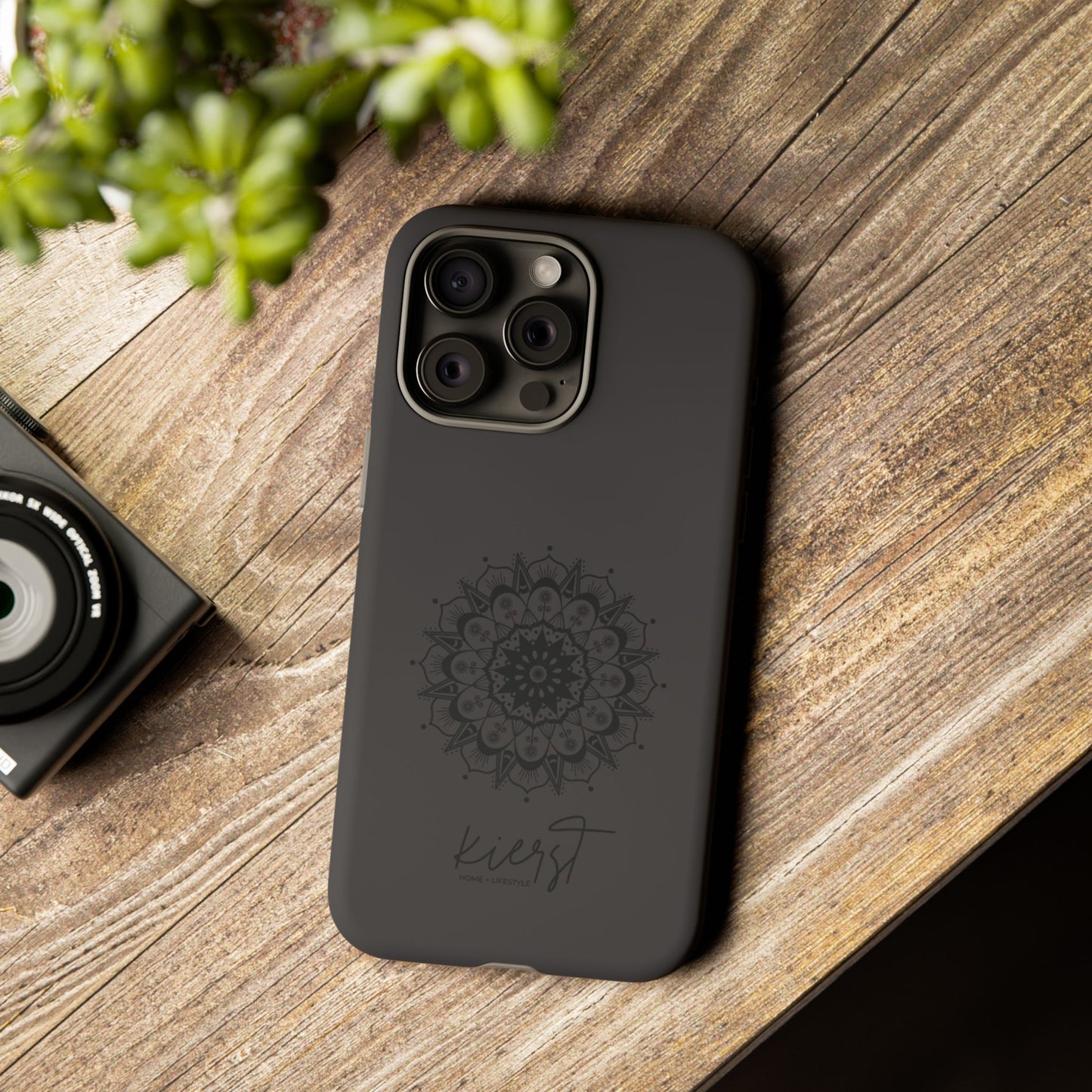 Black Mandala iPhone Case | Refined Calm in Every Curve