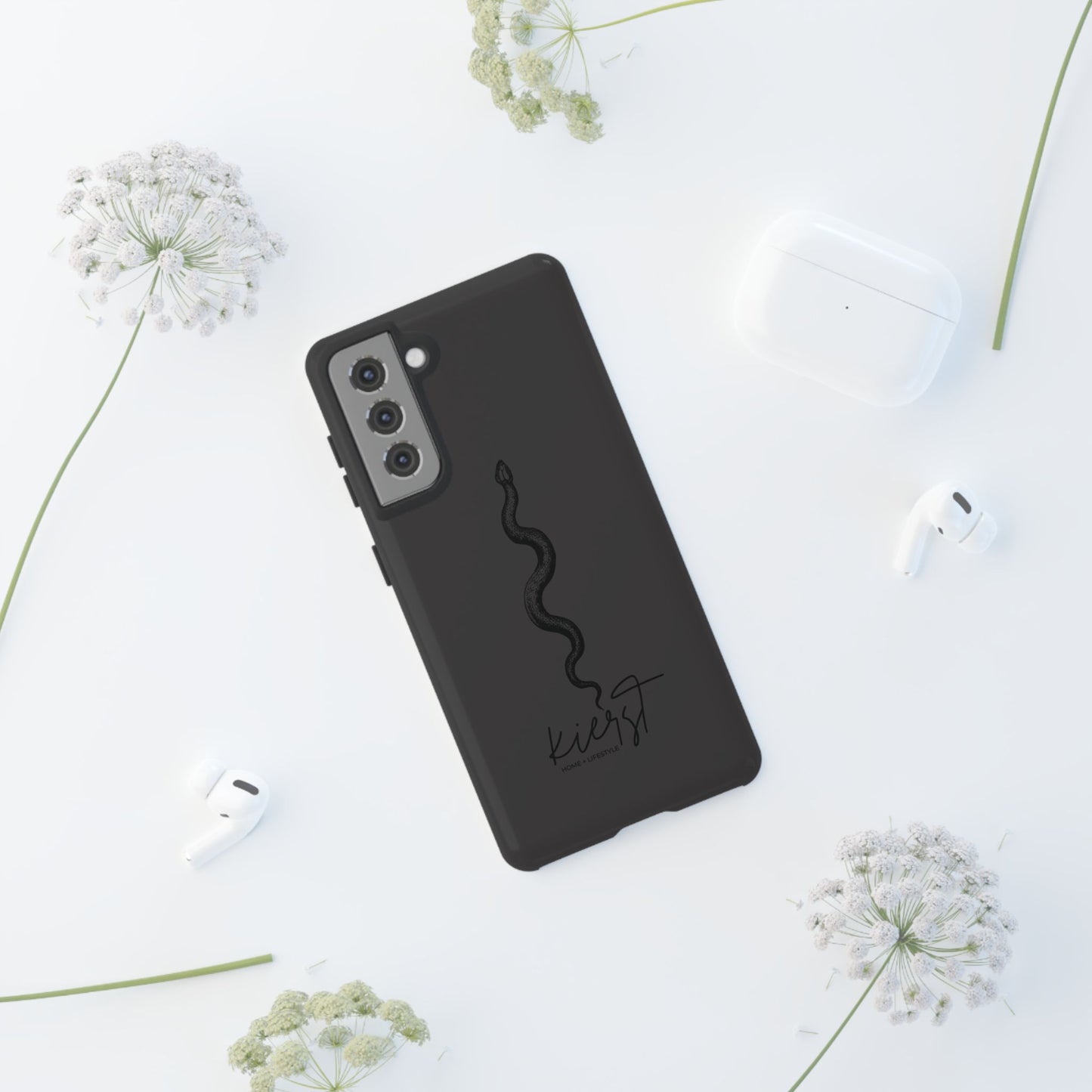 Long Black Snake Samsung Galaxy Phone Case | Power In The Subtleties