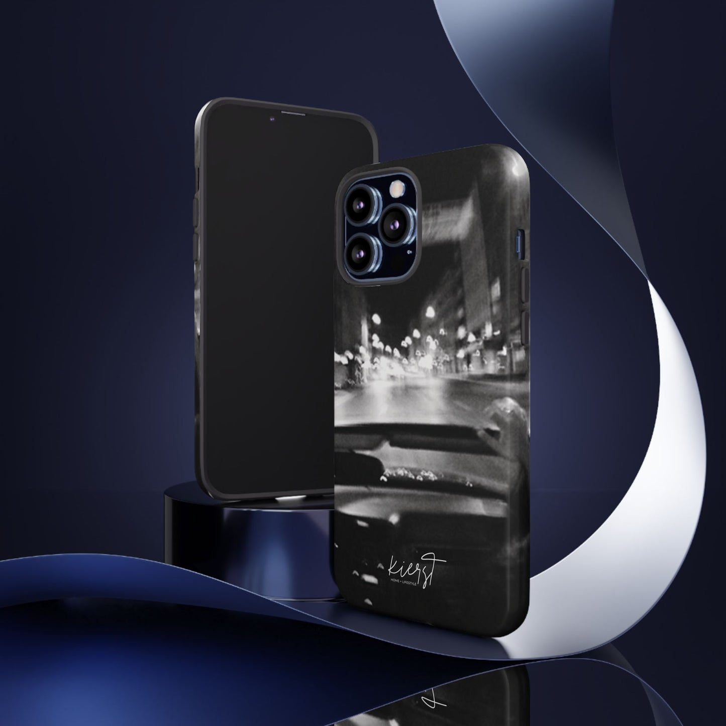 Faded Summer Nights iPhone Case | A Cinematic Blur of City Lights and Nostalgia