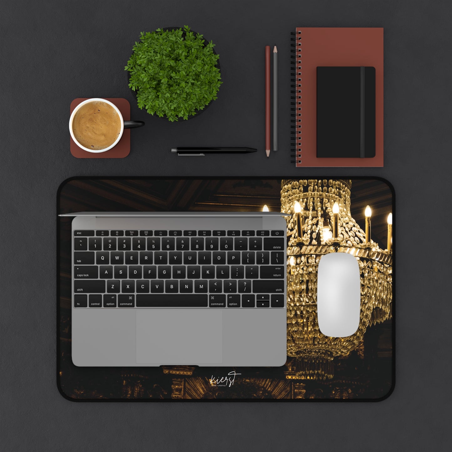 Baroque Chandelier Desk Mat