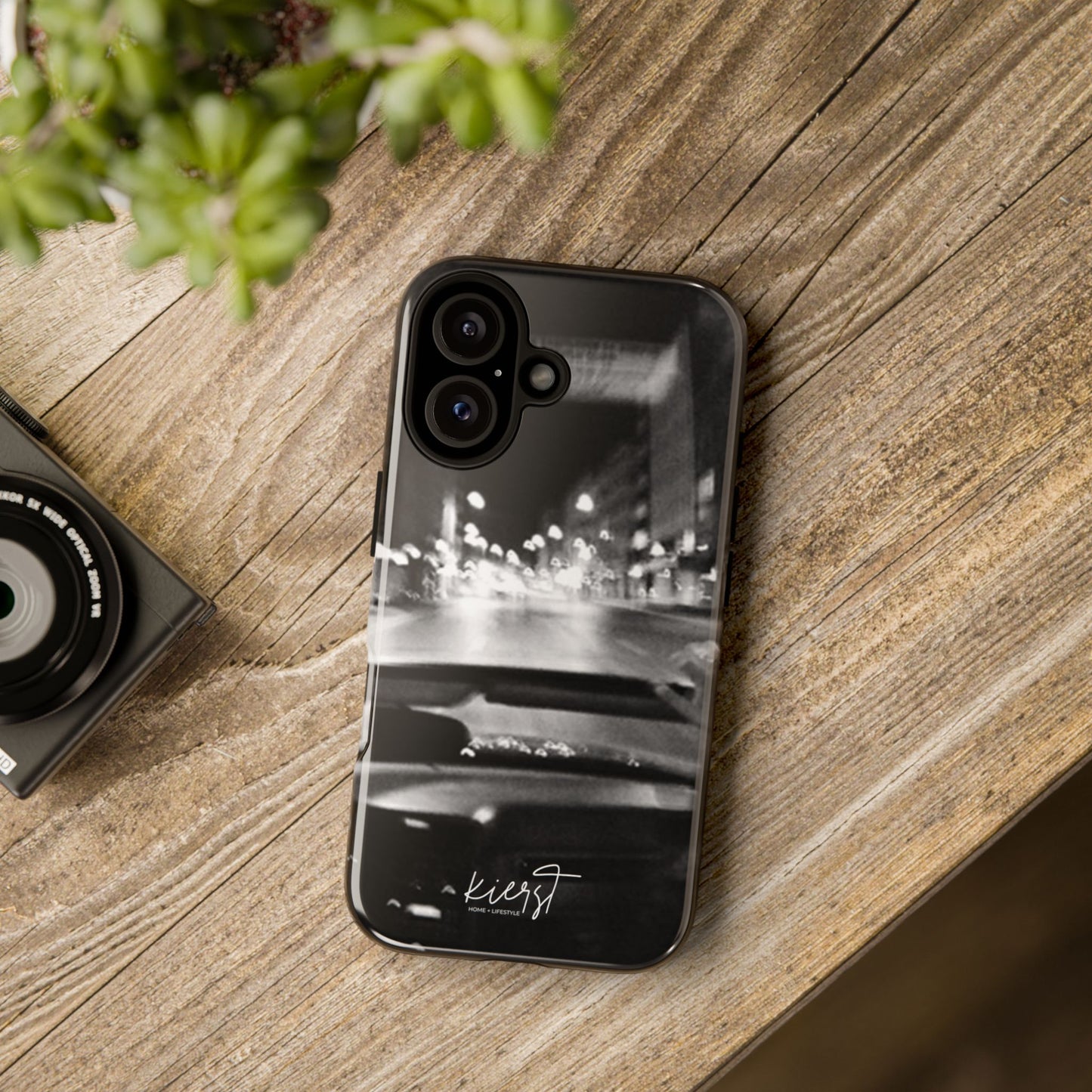 Faded Summer Nights iPhone Case | A Cinematic Blur of City Lights and Nostalgia