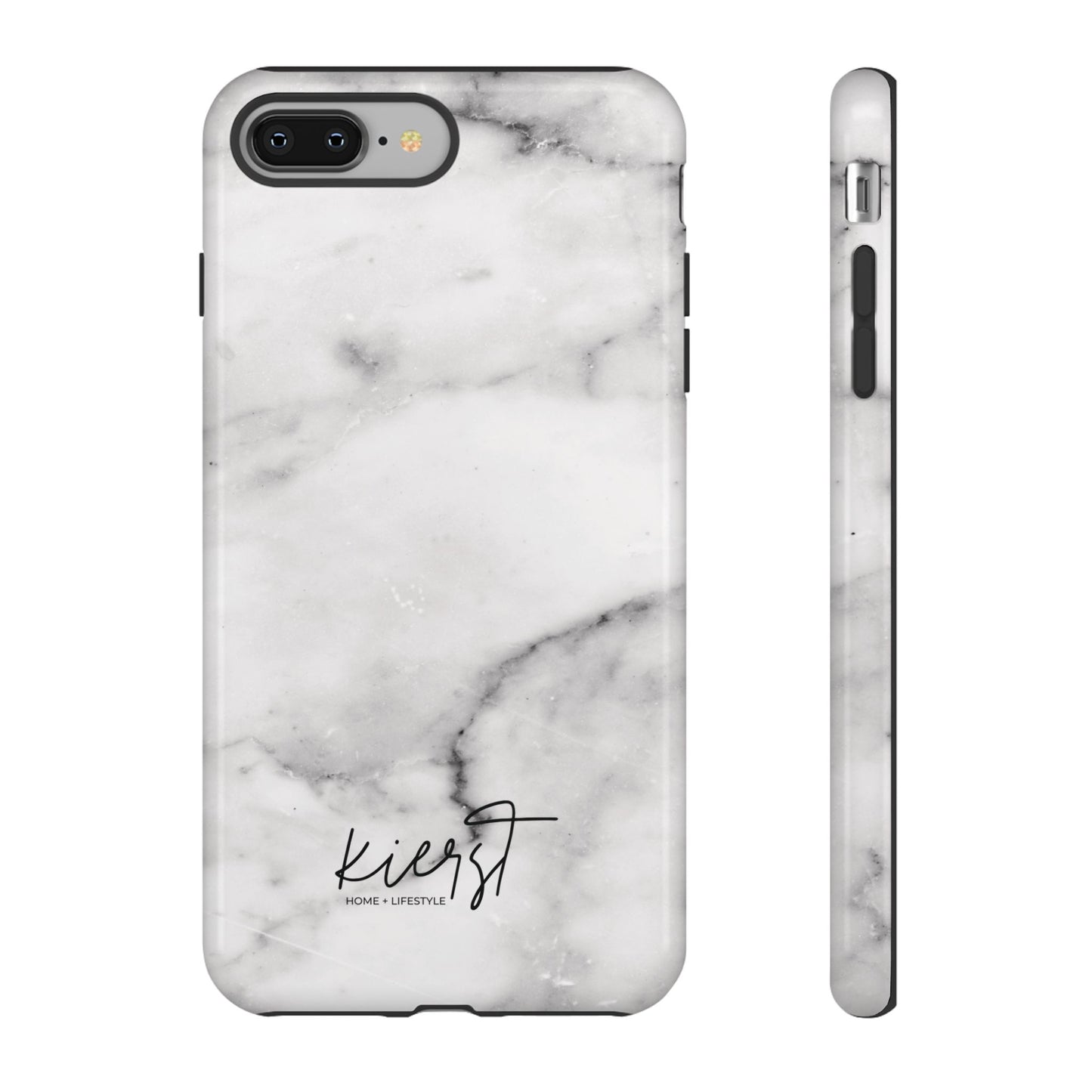 Lived-In White and Grey Marble iPhone Case | Curated Calm, Captured in Marble