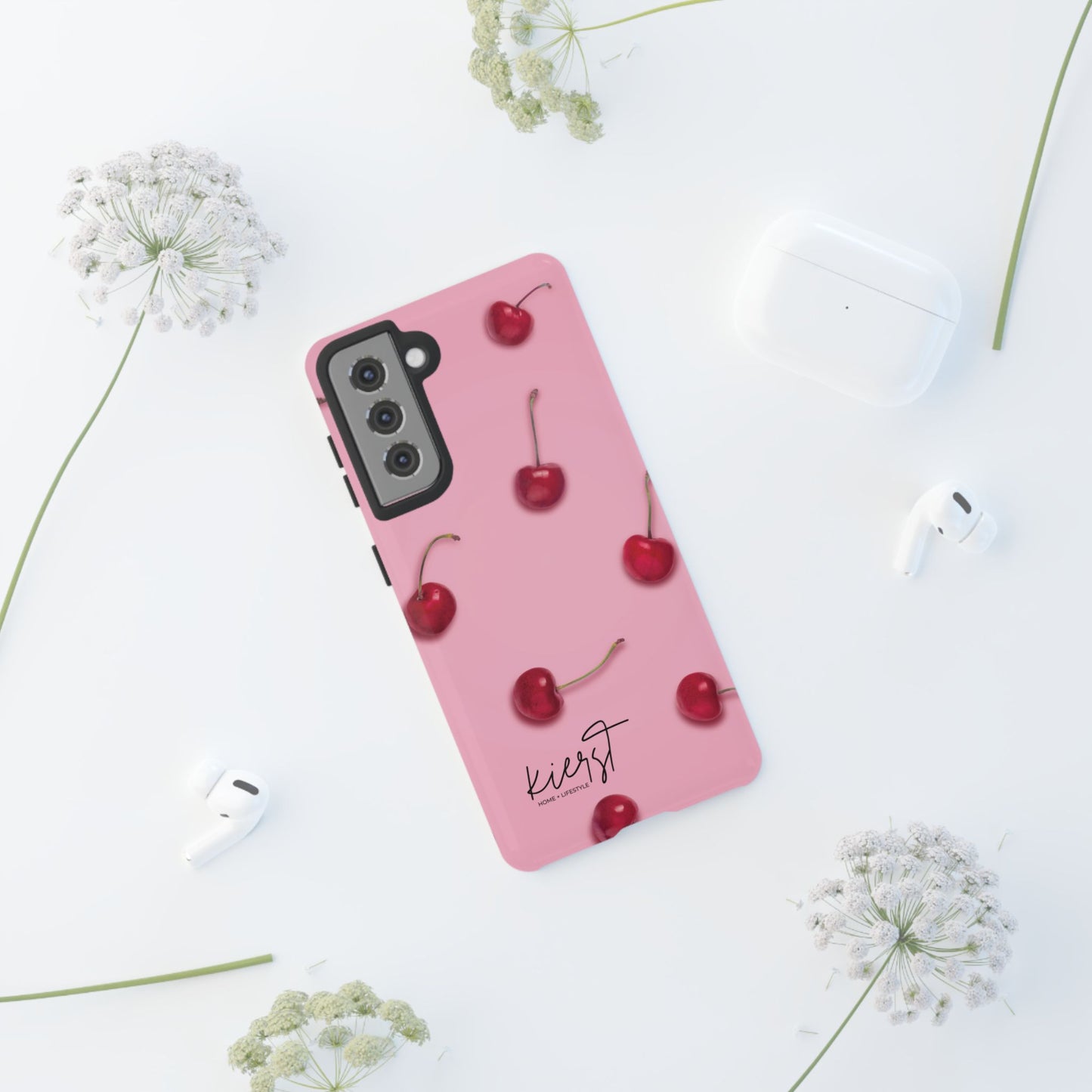 Cherries Samsung Galaxy Phone Case | Sweet Meets Sophisticated in This Standout Cover