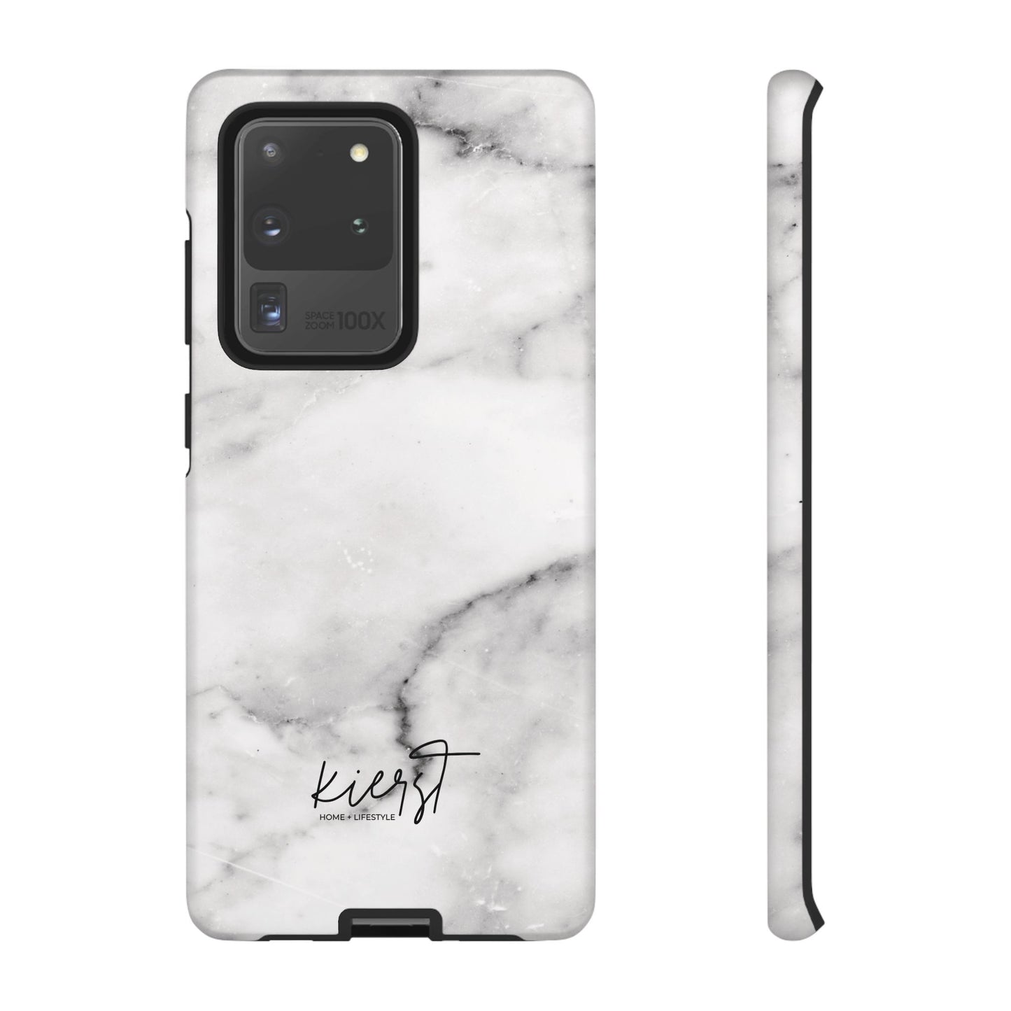 Lived-In White and Grey Marble Samsung Galaxy Case | Soft Strength, Redefined