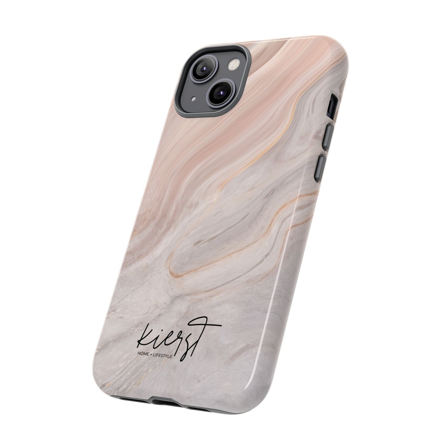 Blush Swirl Marble iPhone Case | Soft Curves, Strong Protection