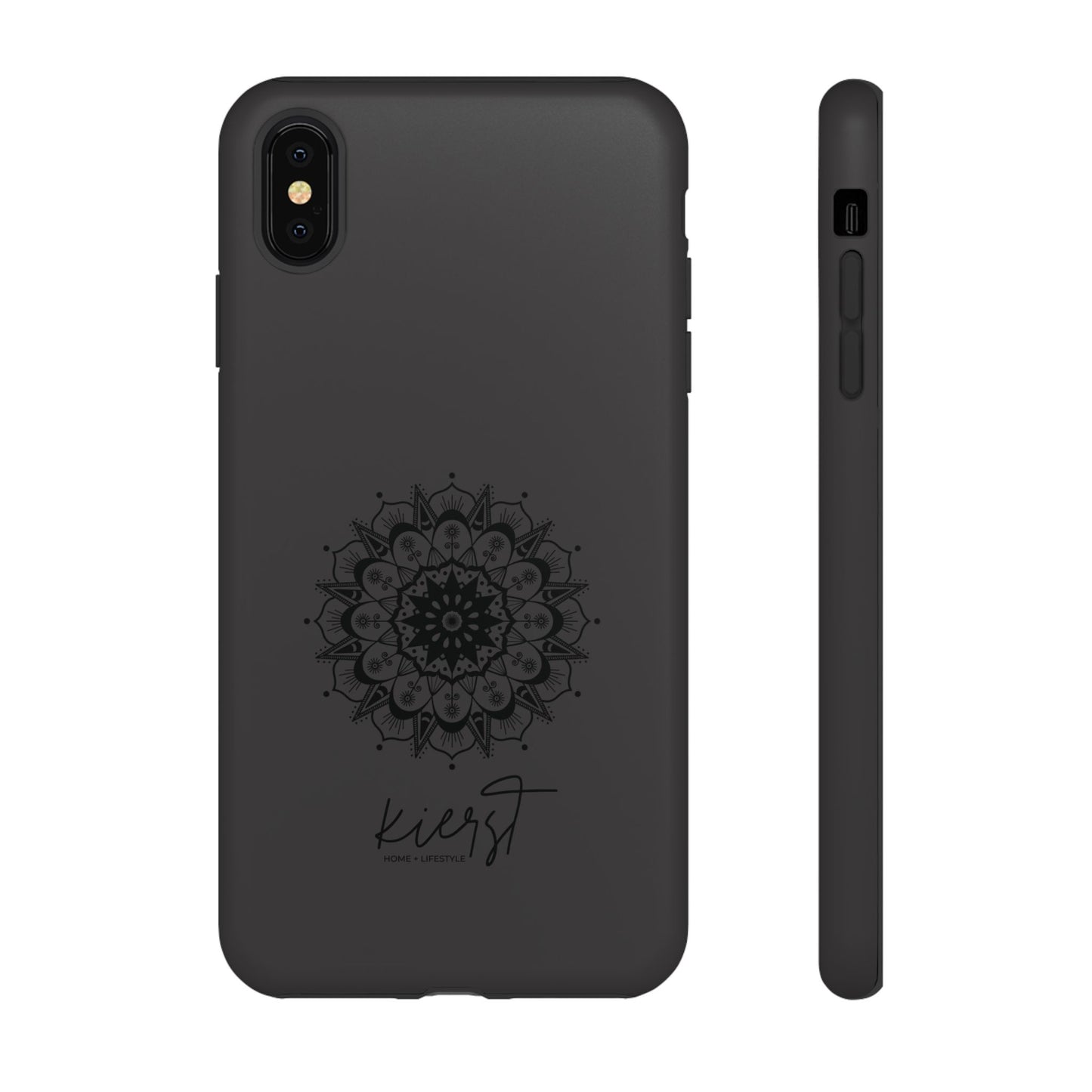 Black Mandala iPhone Case | Refined Calm in Every Curve