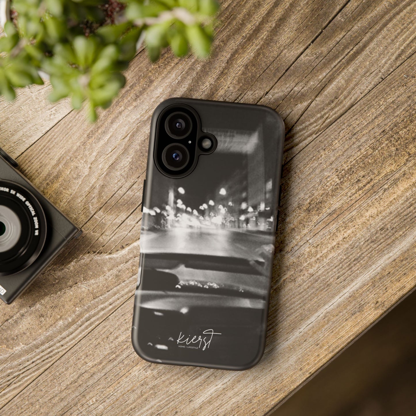 Faded Summer Nights iPhone Case | A Cinematic Blur of City Lights and Nostalgia