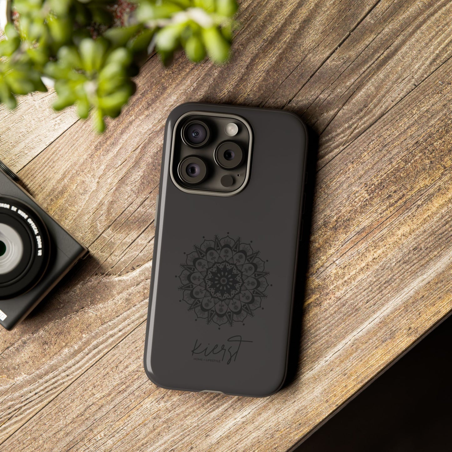 Black Mandala iPhone Case | Refined Calm in Every Curve