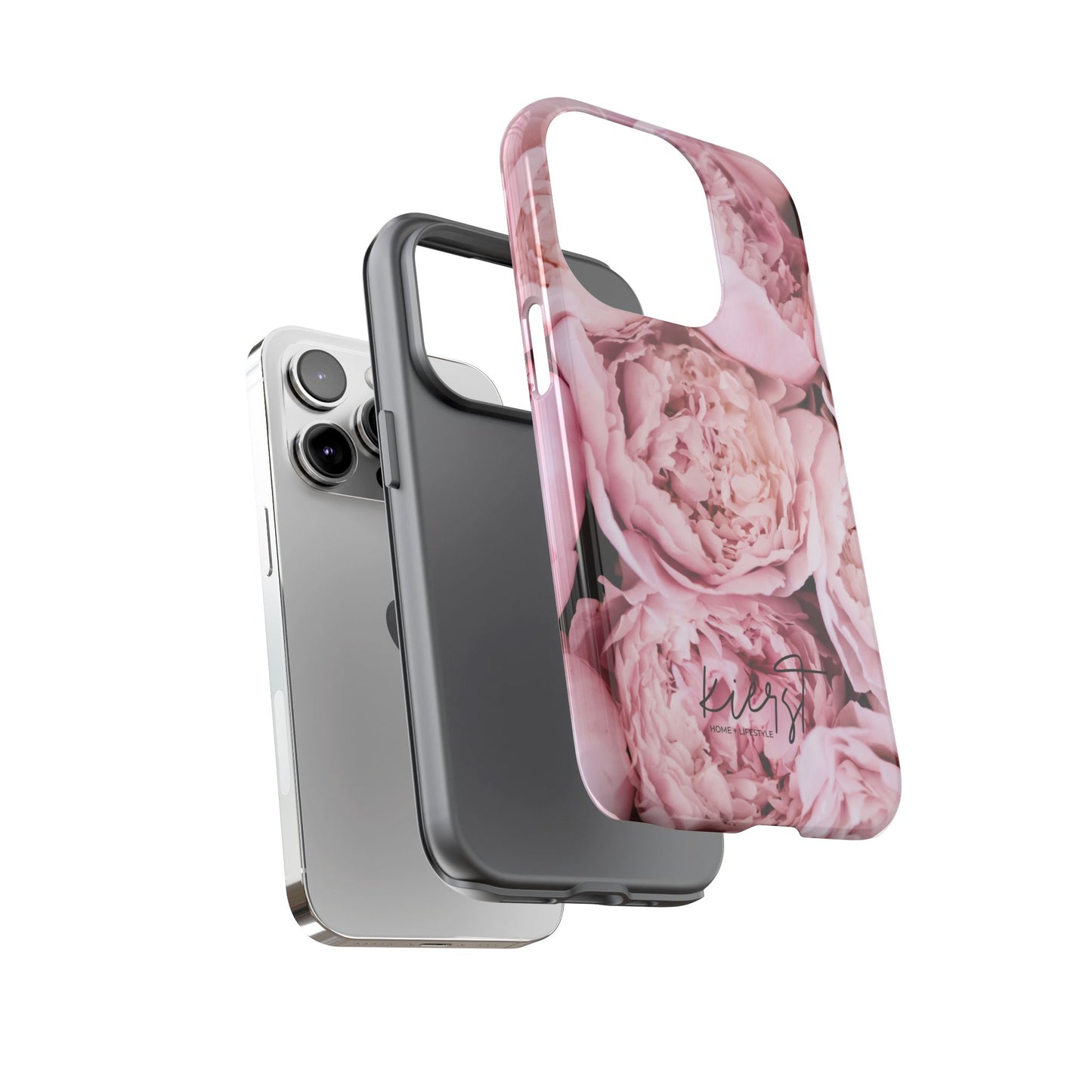 Pink Peonies iPhone Case | Soft Florals Meet Luxe Protection