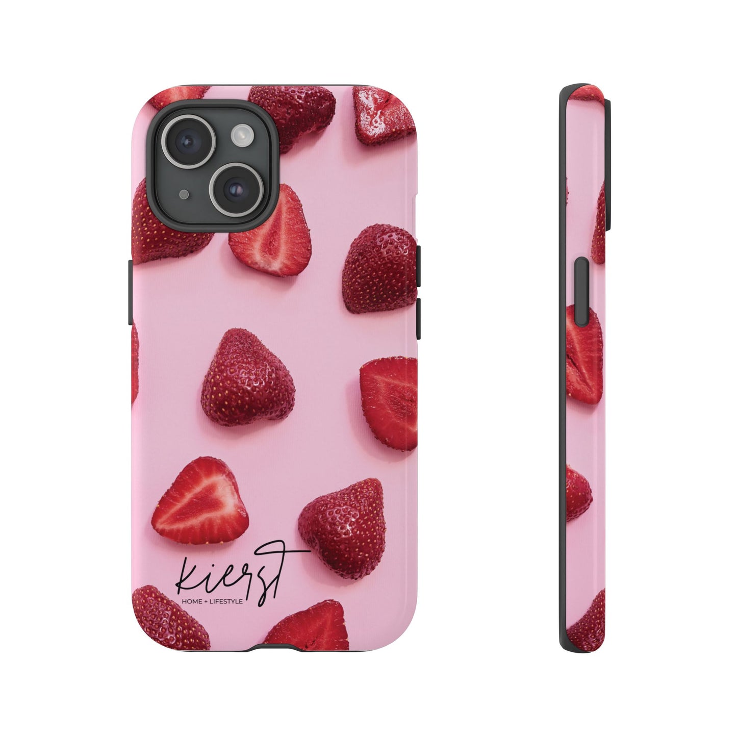 Strawberries iPhone Case | A Sweet Statement Rooted in Soft Luxury