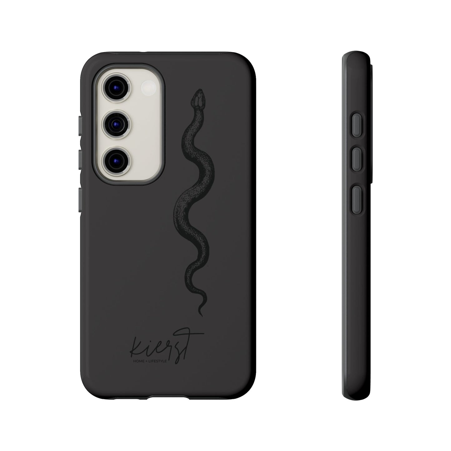 Long Black Snake Samsung Galaxy Phone Case | Power In The Subtleties