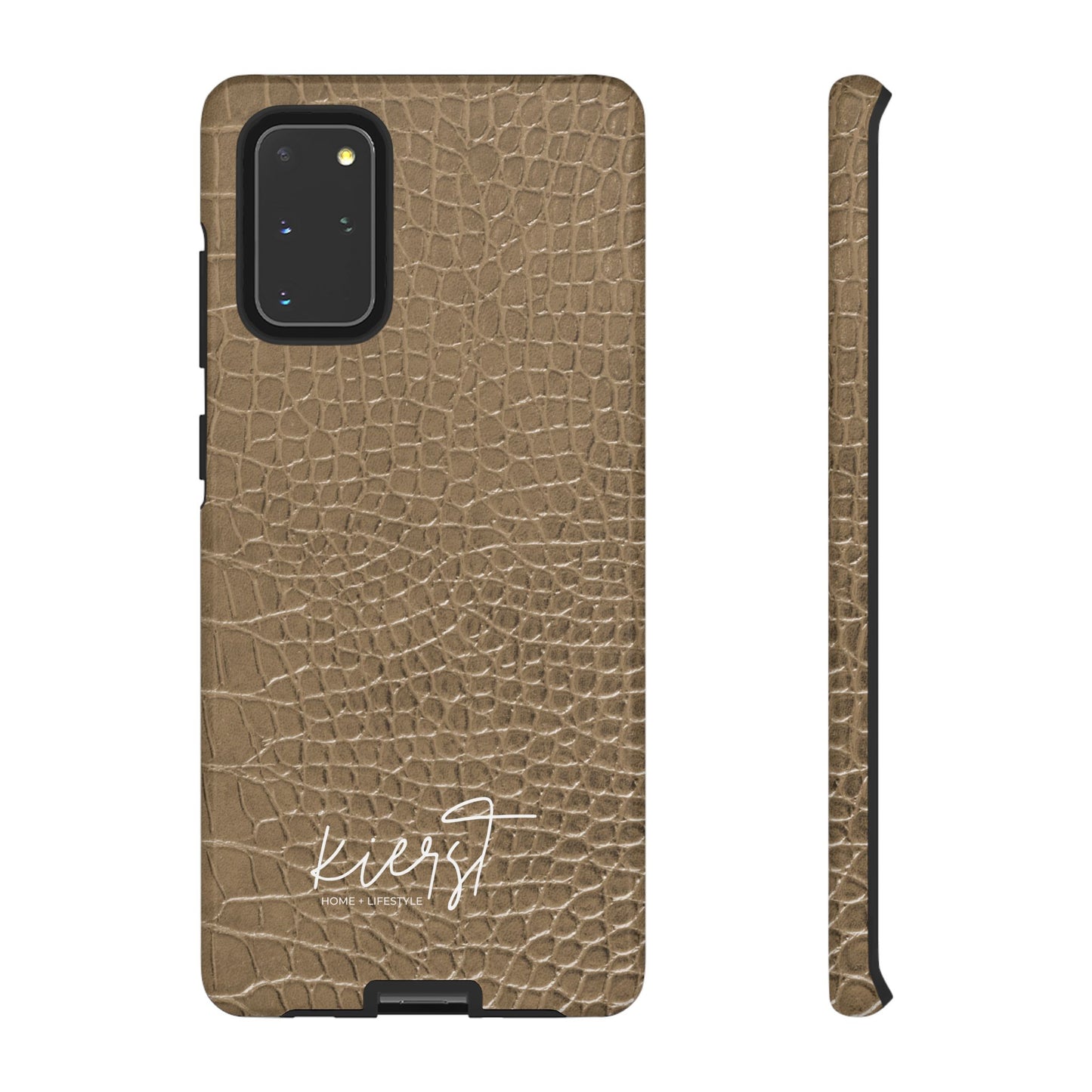 Tan Alligator Print Samsung Galaxy Phone Case | Subtle Statement, Everyday Style