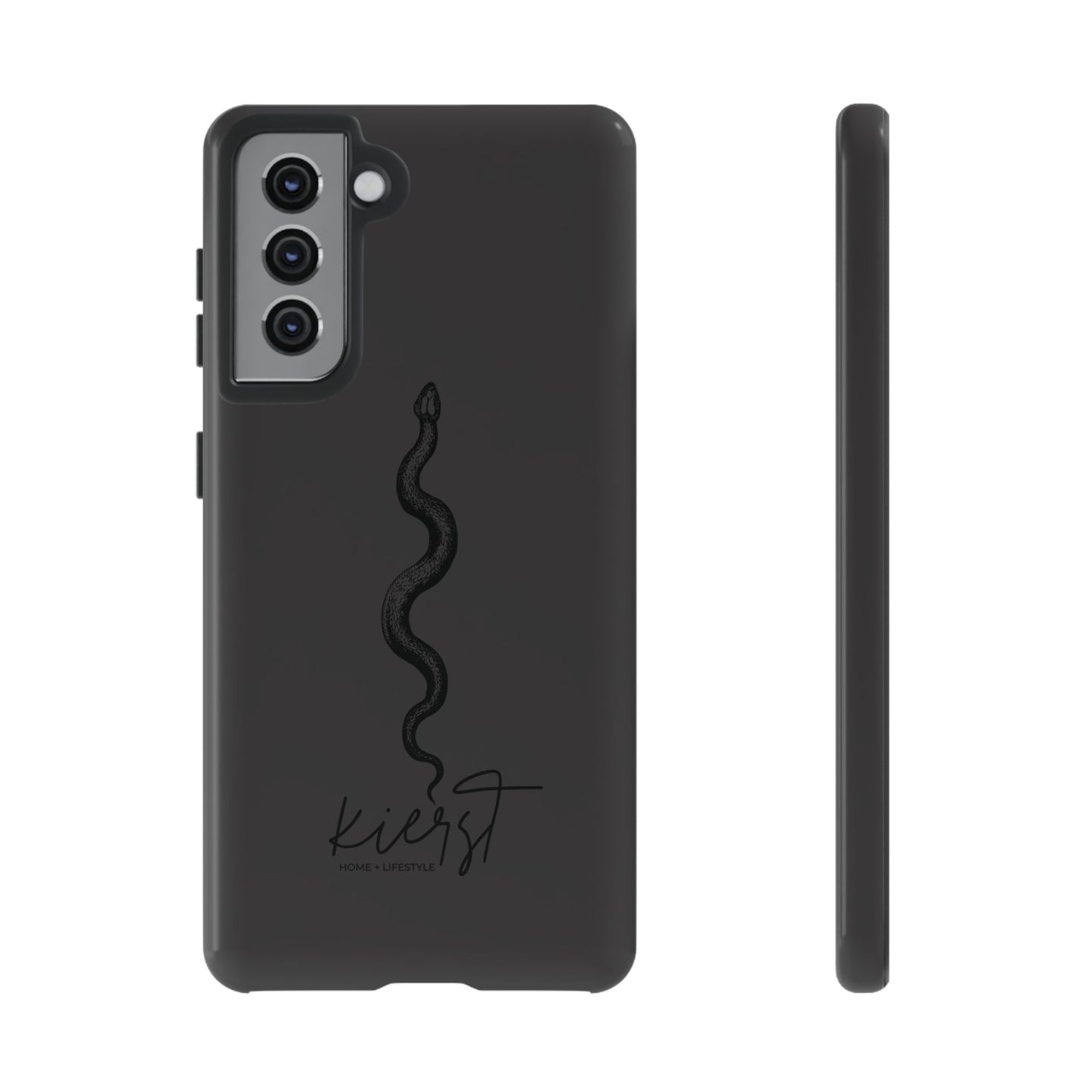 Long Black Snake Samsung Galaxy Phone Case | Power In The Subtleties
