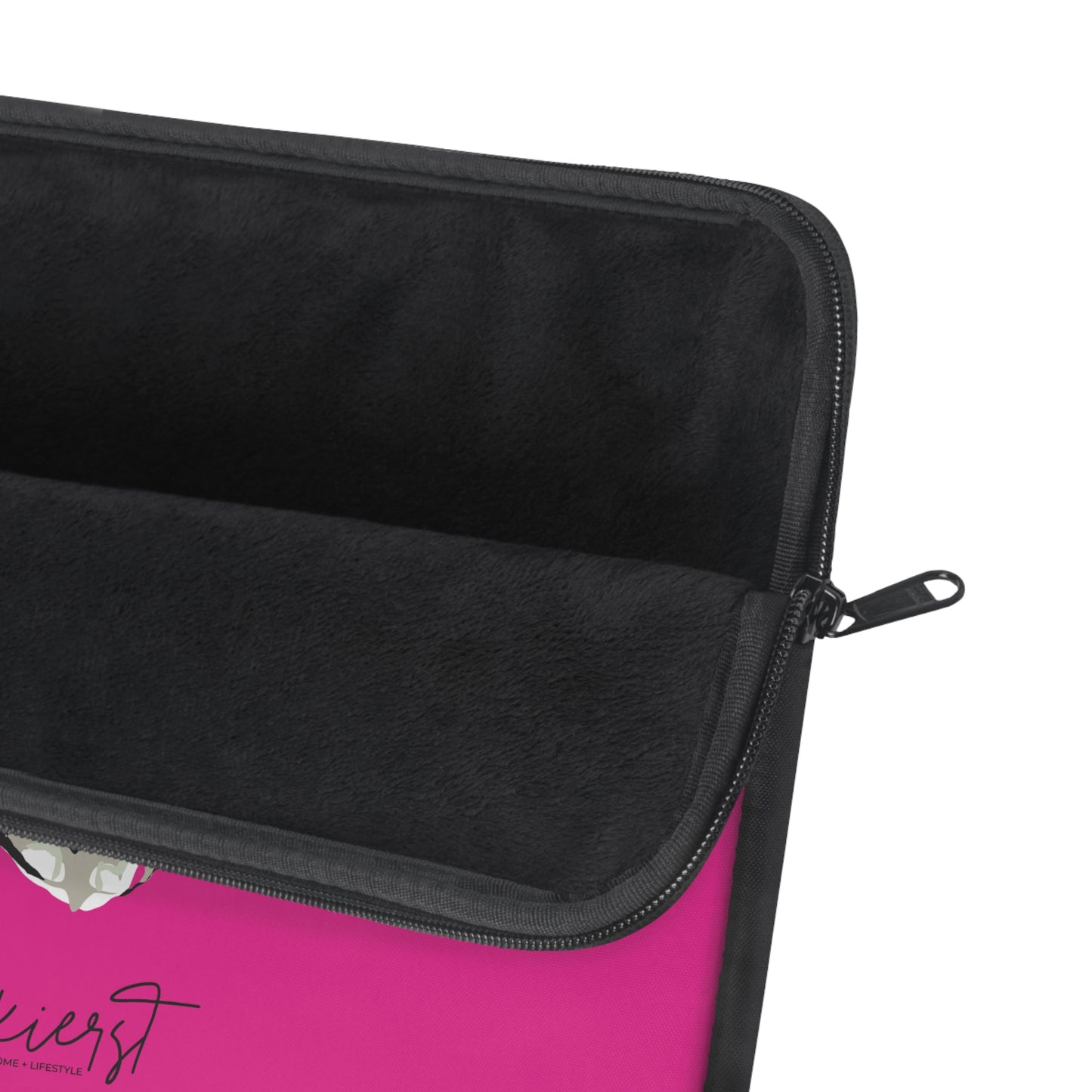 Leopard Head on Signature Hot Pink Laptop Sleeve | Limited Edition Fierce + Functional