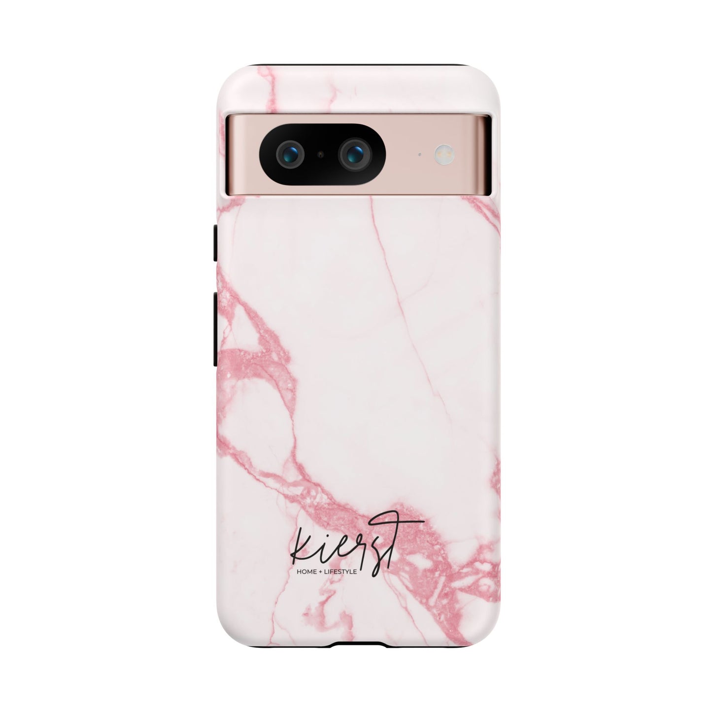 Pink & White Marble Google Pixel Case | Soft Polish, Everyday Protection