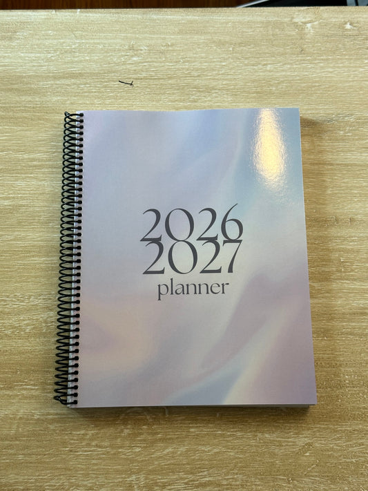 2026 - 2027 Lilac Marble Mid Year Lifestyle Planner