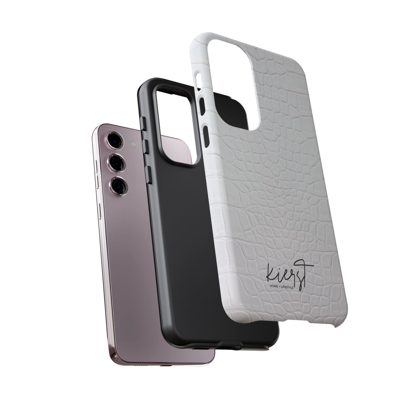 White Alligator Samsung Galaxy Case | Classic Texture Meets Modern Edge