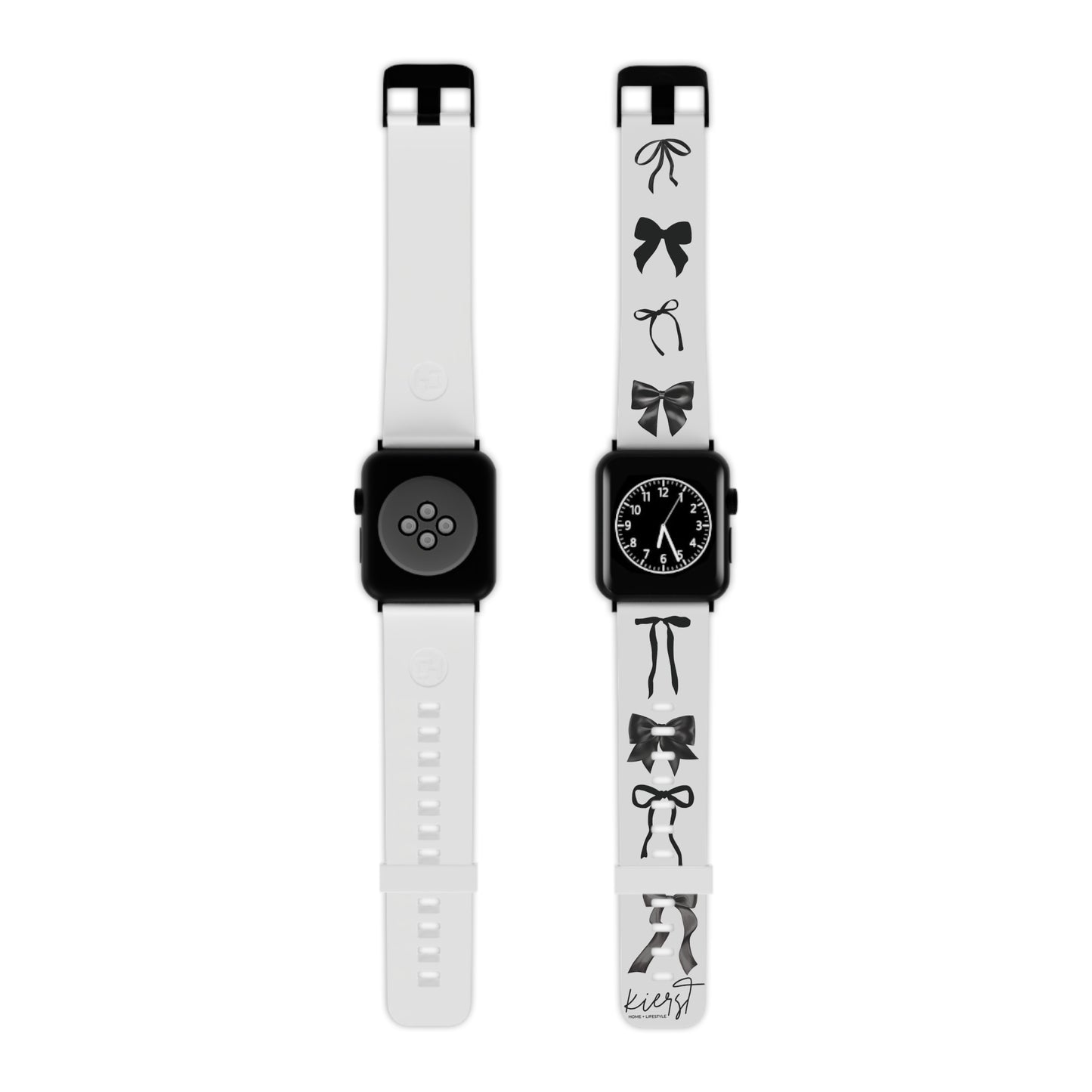Black Bow Apple Watch Band – Classic Bows, Clean Contrast