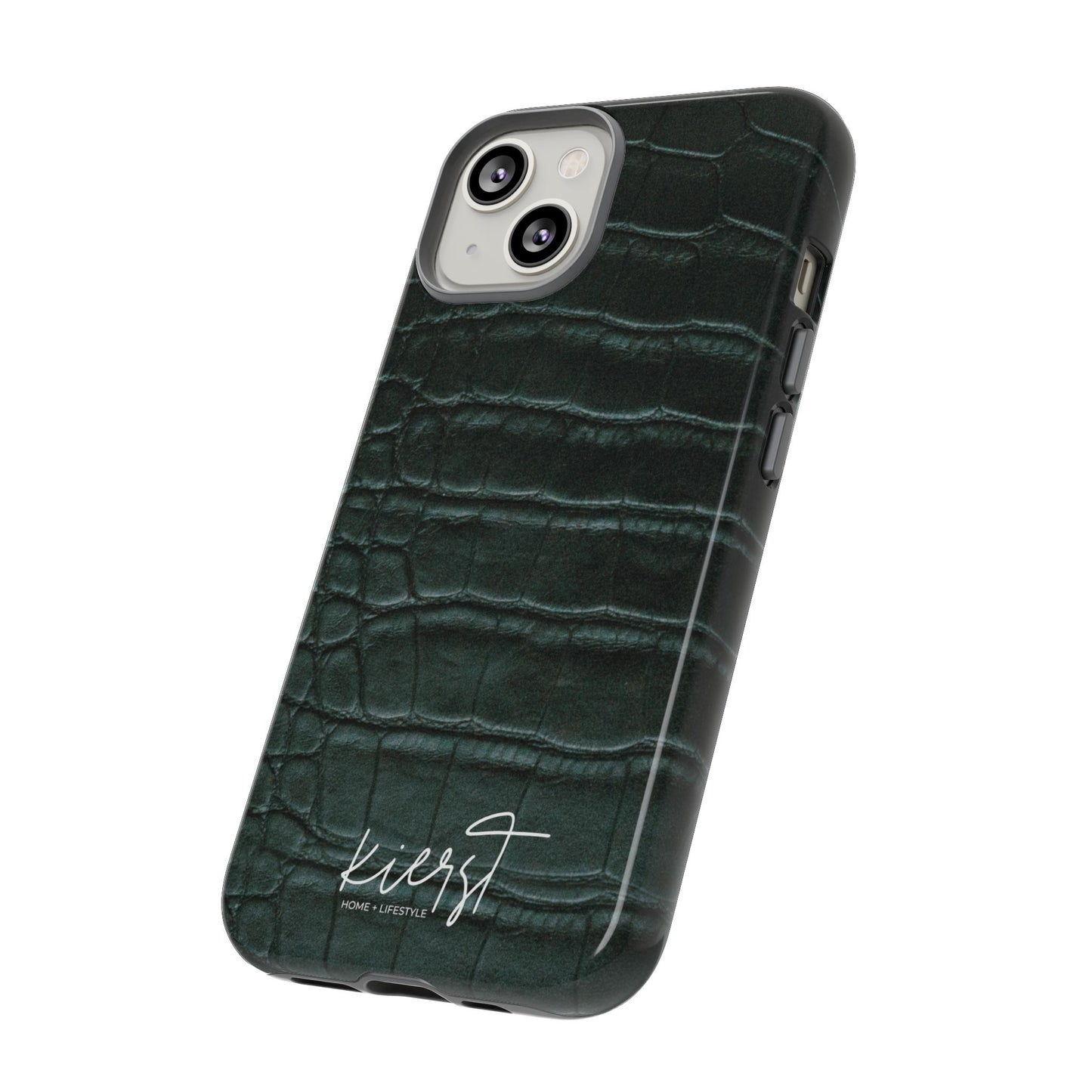 Emerald Crocodile Print iPhone Case | Designed to Stand Out