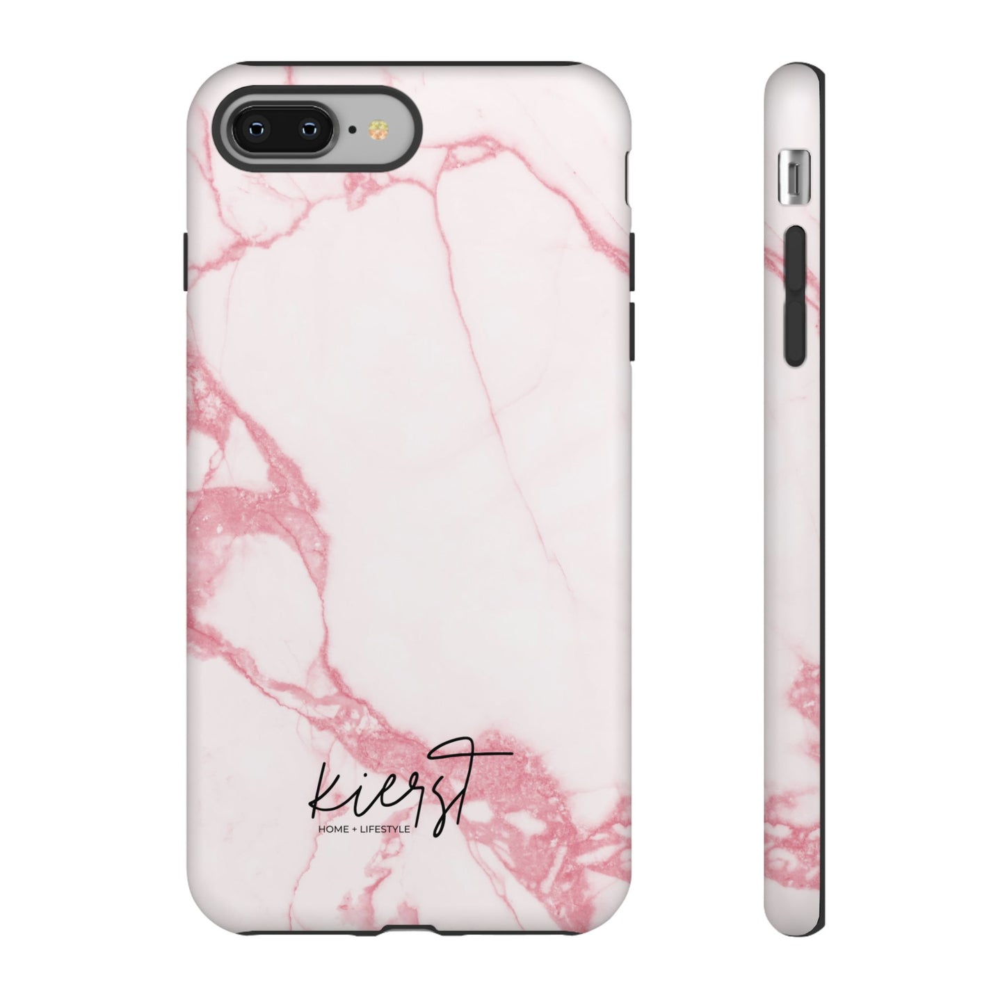 Pink & White Marble iPhone Case | Classic Elegance, Feminine Twist