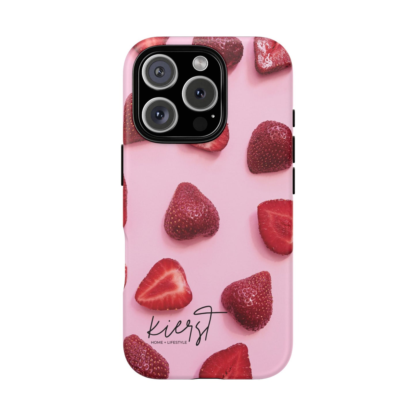Strawberries iPhone Case | A Sweet Statement Rooted in Soft Luxury