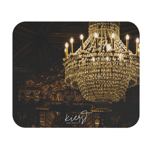 Baroque Chandelier Mouse Pad | Elegant Desk Accessory