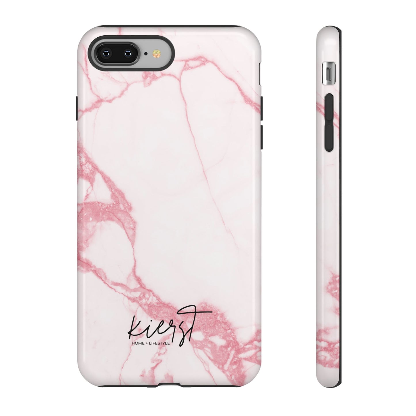 Pink & White Marble iPhone Case | Classic Elegance, Feminine Twist
