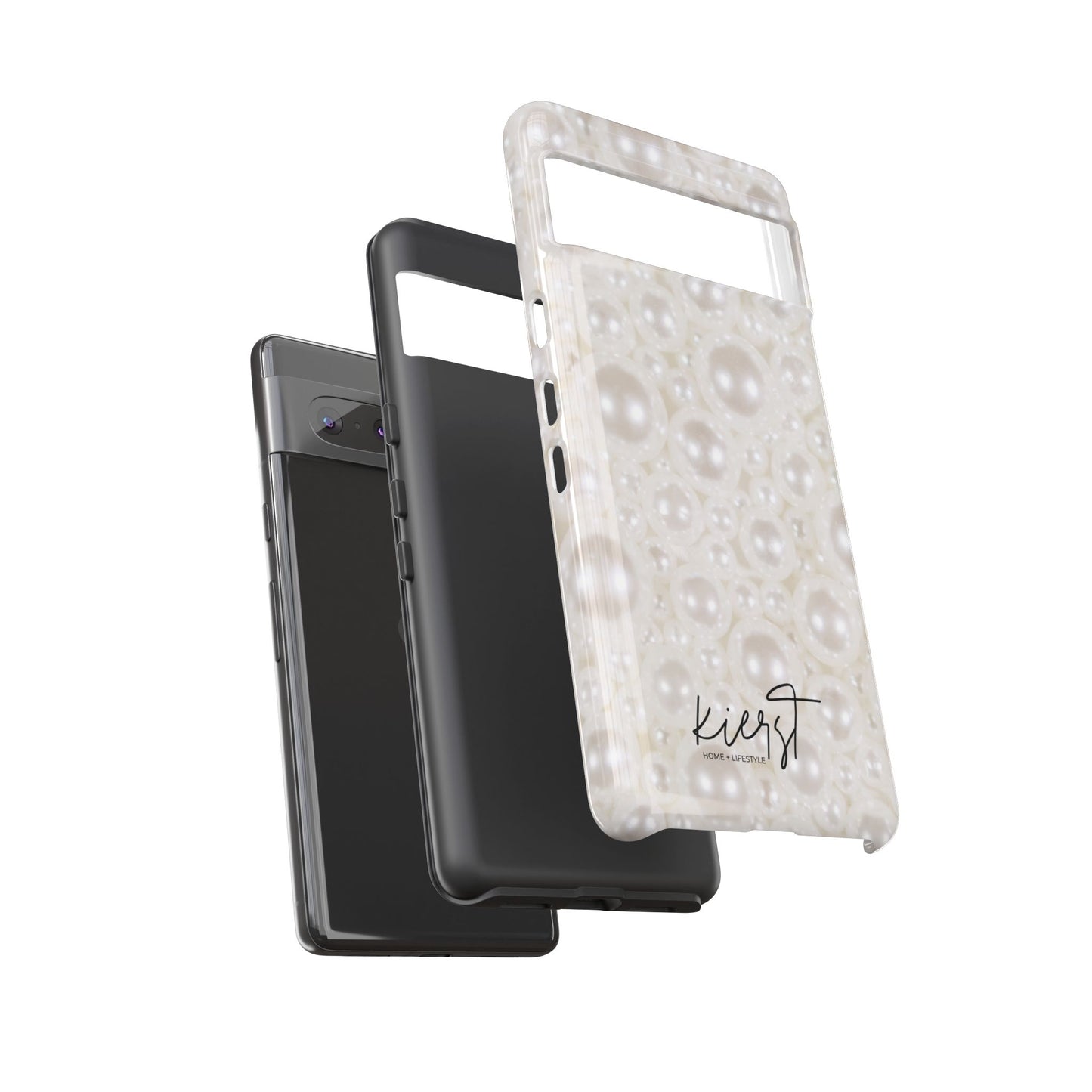 Various Pearls Google Pixel Case | Refined Shine Everyday Style