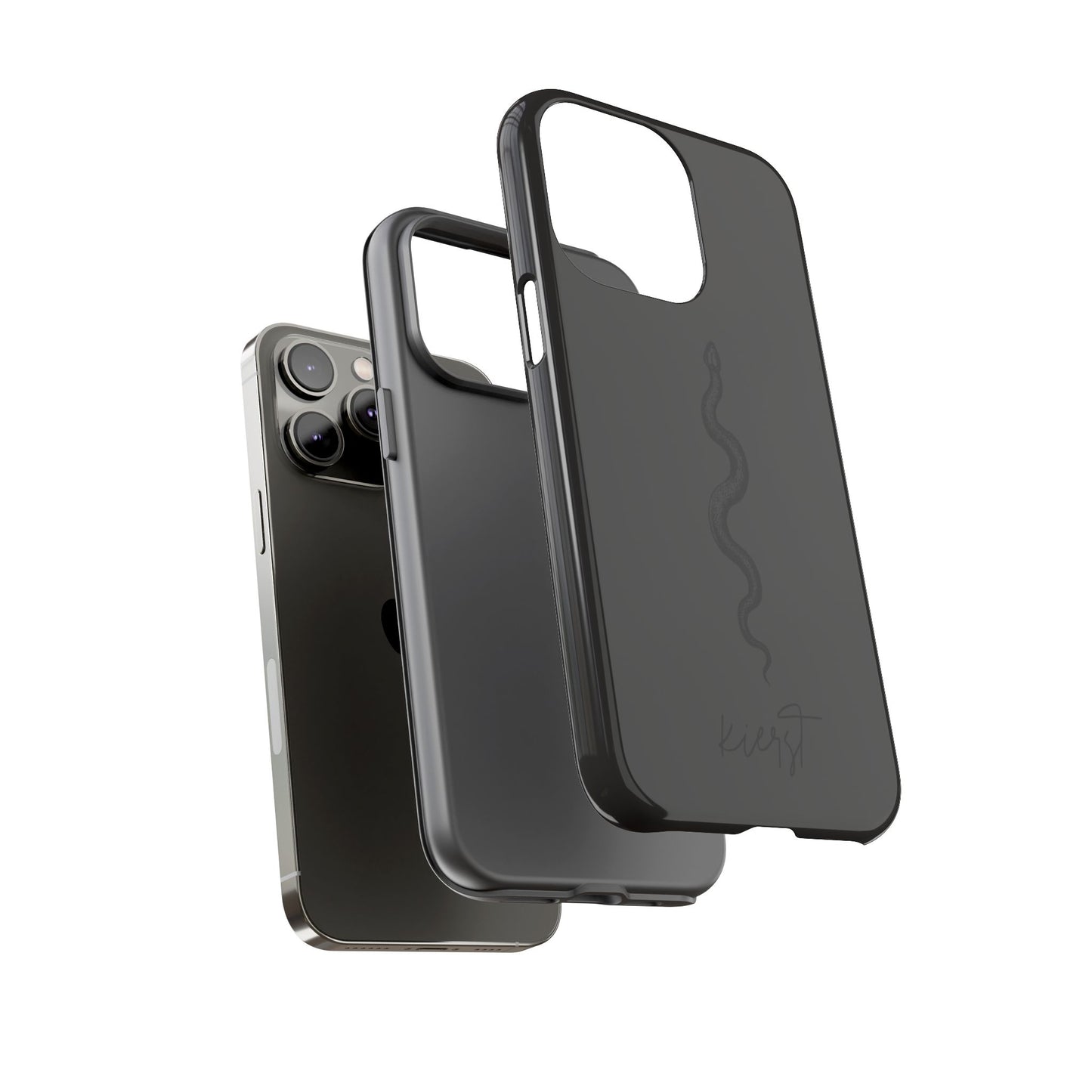 Long Black Snake iPhone Case | Subtle Edge, Quiet Power