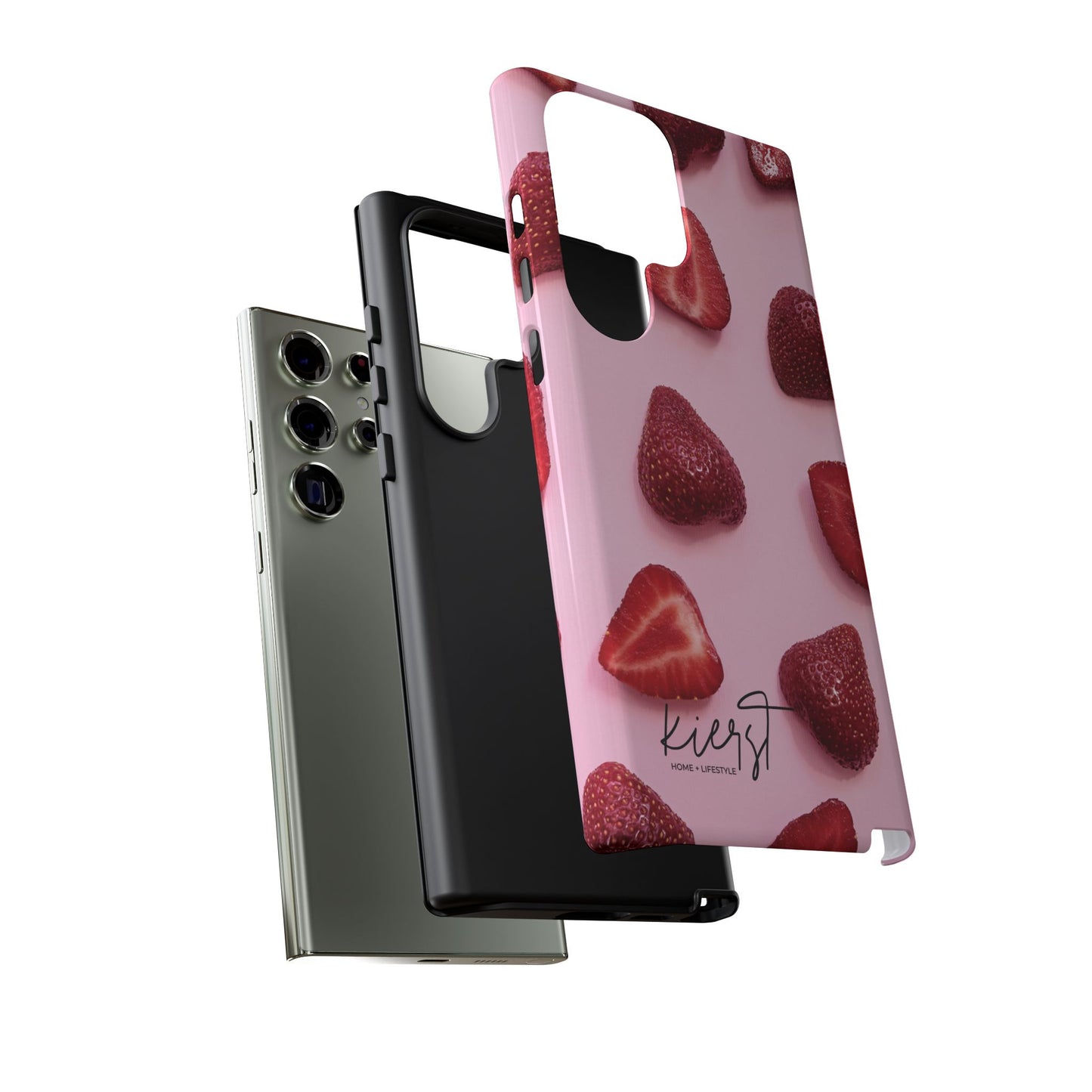 Strawberries Samsung Galaxy Phone Case | A Juicy Pop of Playfulness Meets Polished Design