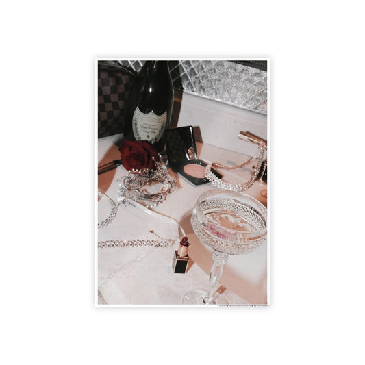 Just A Girl Vintage Style Gloss Posters