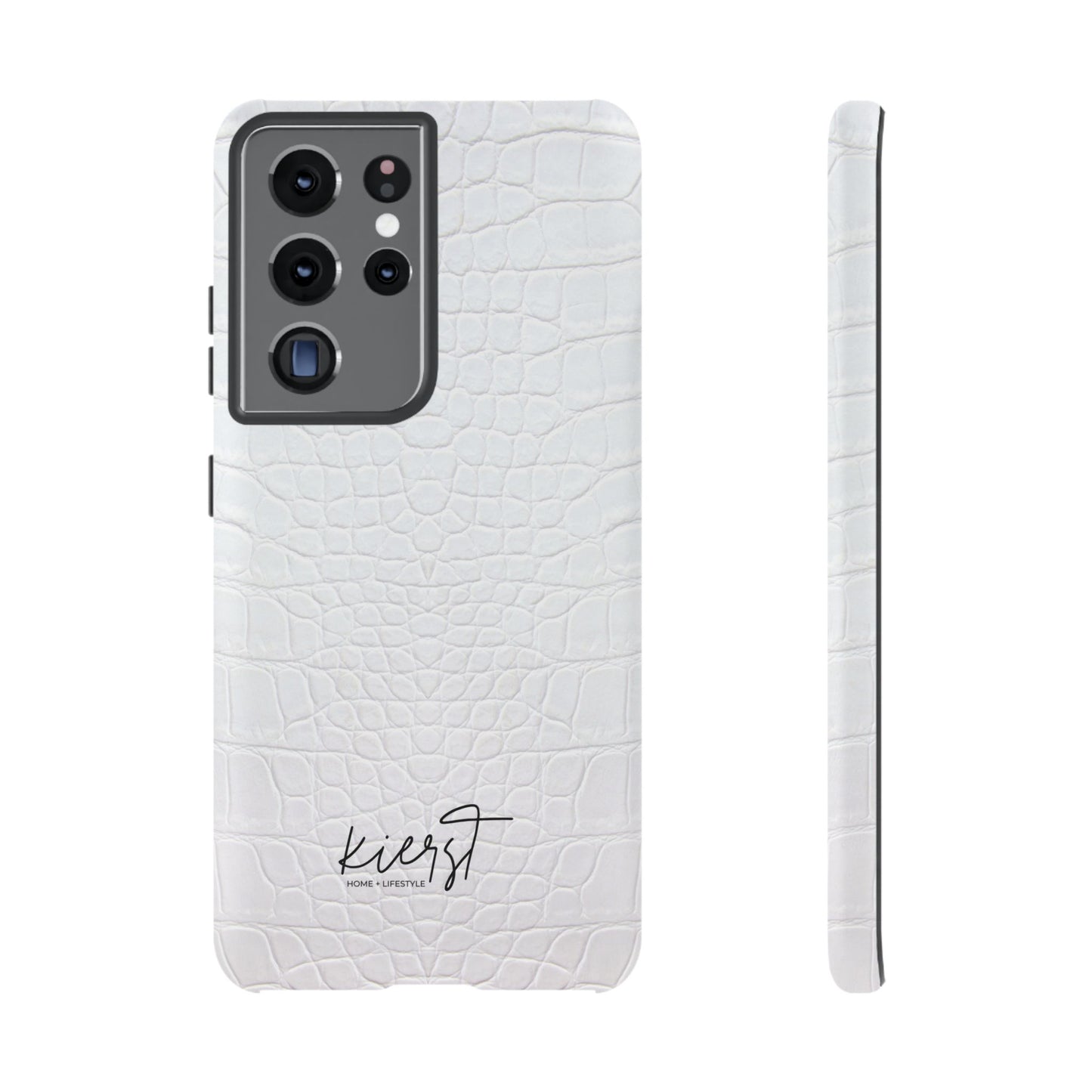 White Alligator Samsung Galaxy Case | Classic Texture Meets Modern Edge