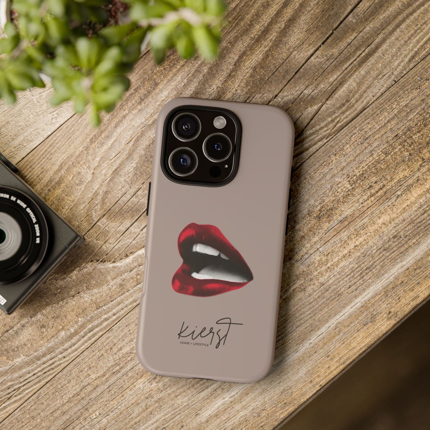 Retro Red Lips iPhone Case | Pop Art Meets Polished