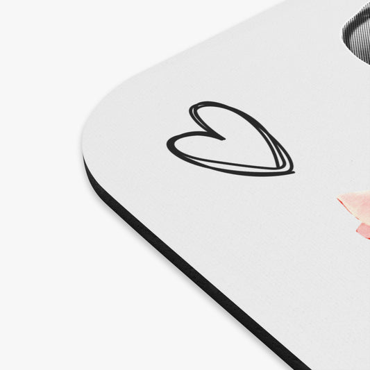 Grey Rectangle Mouse Pad - Edge of Romance