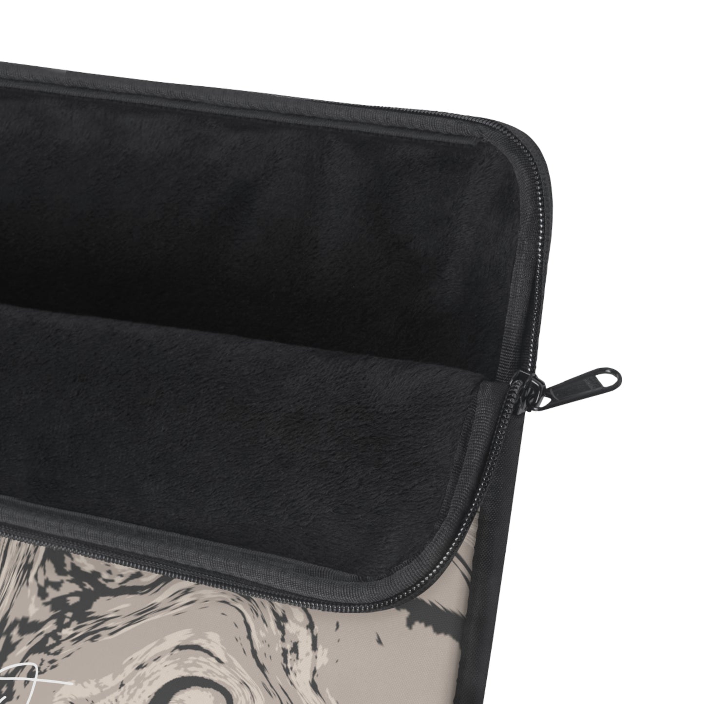 Cream, Grey, and Taupe Marble Laptop Sleeve | Everyday Edge