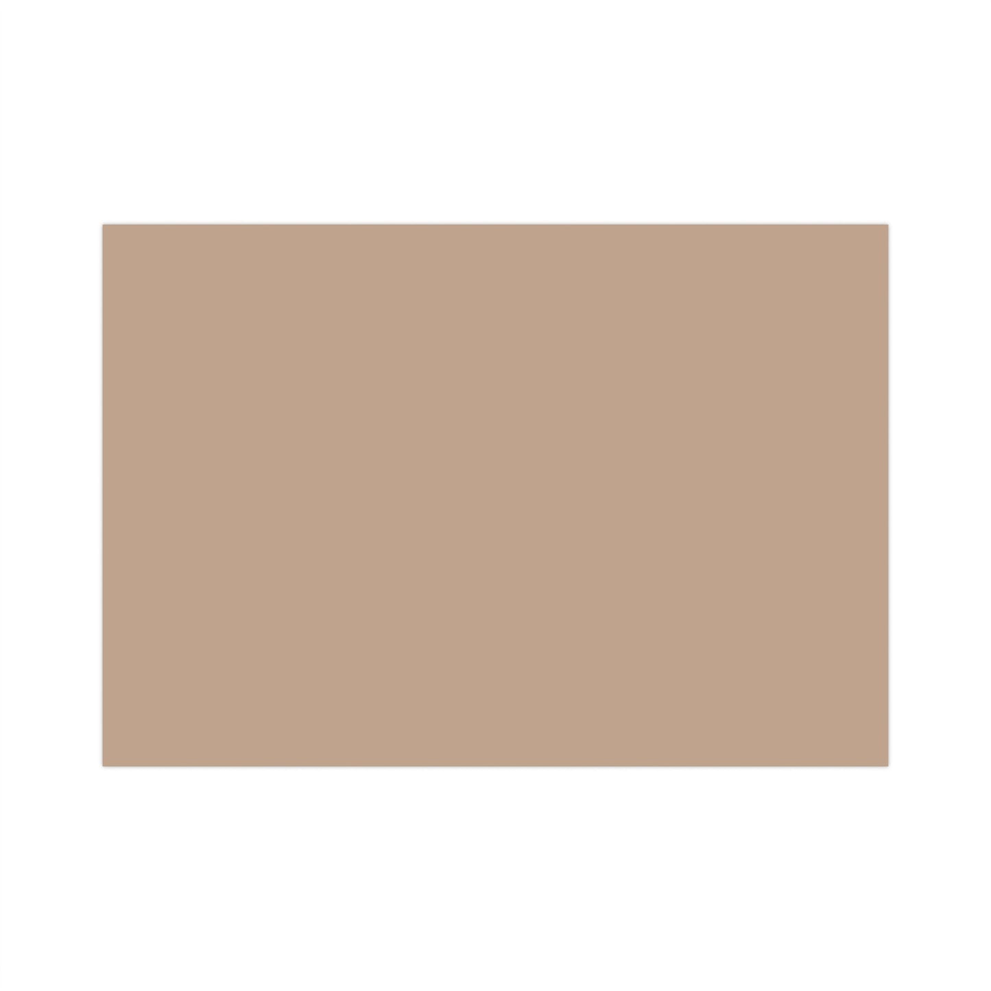 Classic Tan Gift Wrapping Paper – Minimalist Solid Neutral for Elevated Gifting