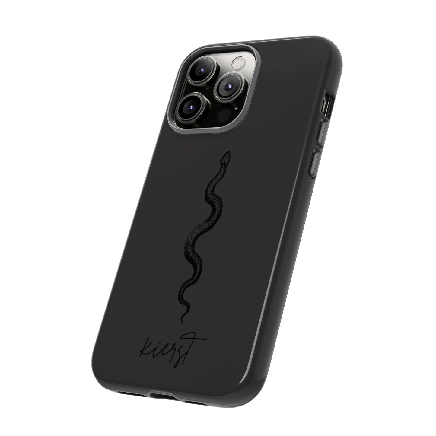 Long Black Snake iPhone Case | Subtle Edge, Quiet Power