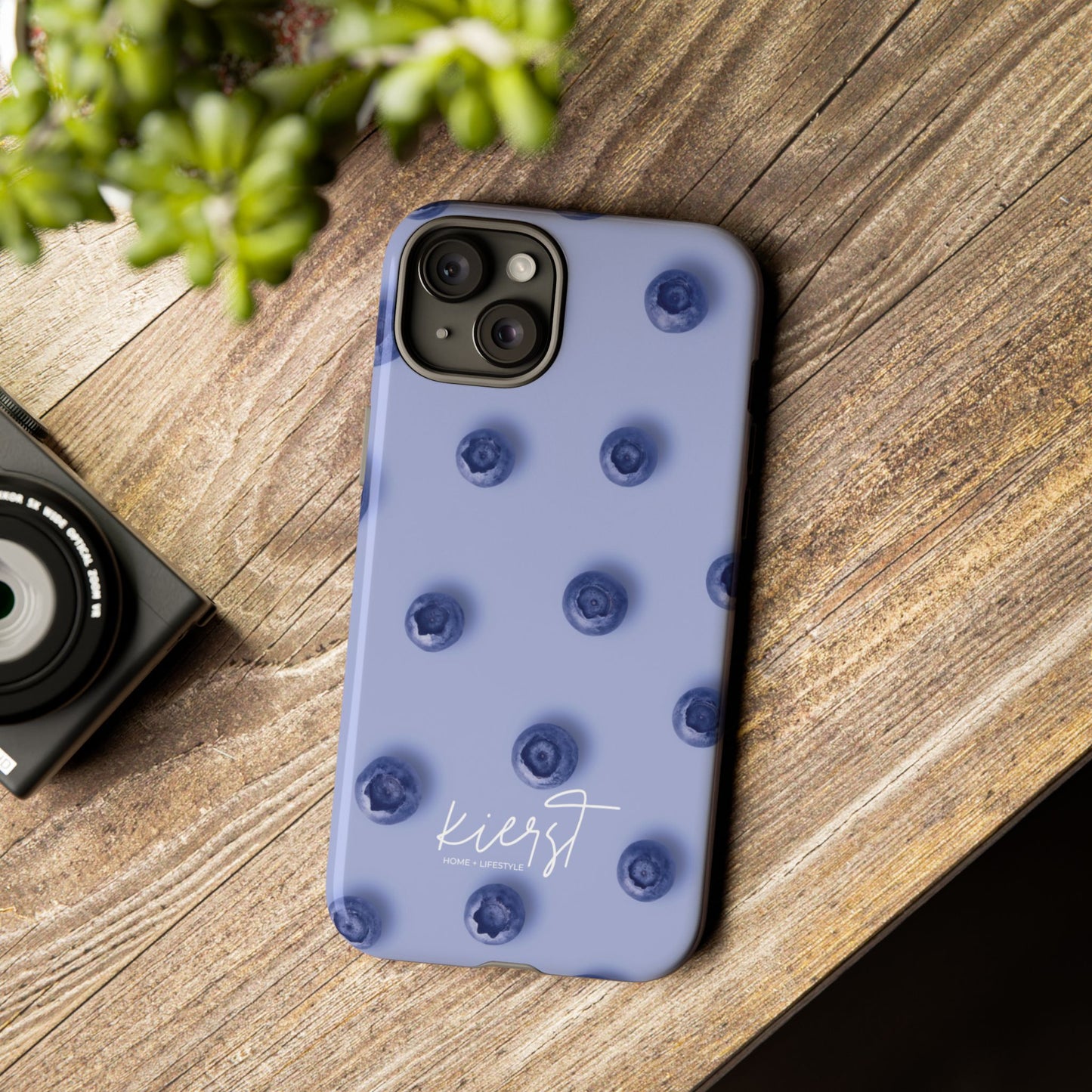Blueberries iPhone Case | A refined play on fruit-forward charm
