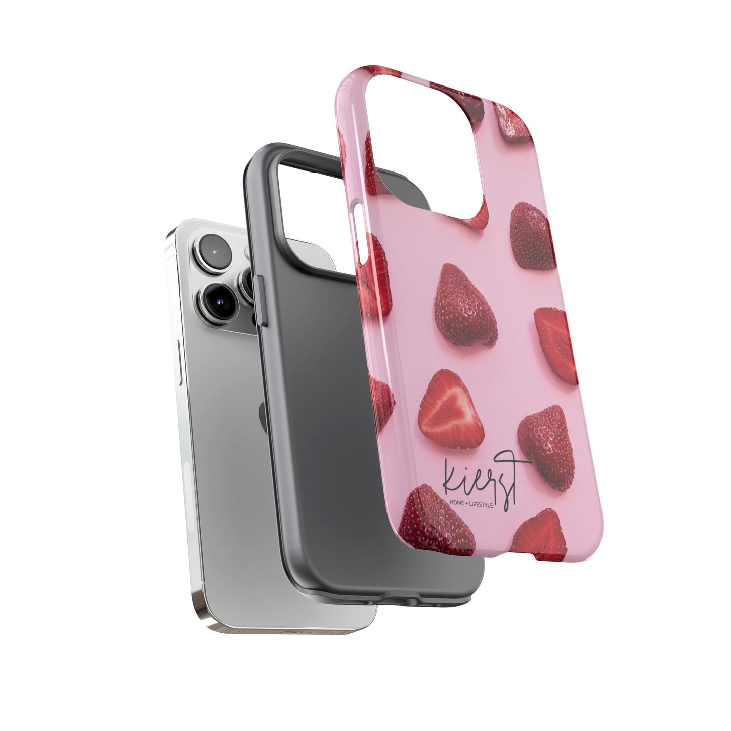 Strawberries iPhone Case | A Sweet Statement Rooted in Soft Luxury