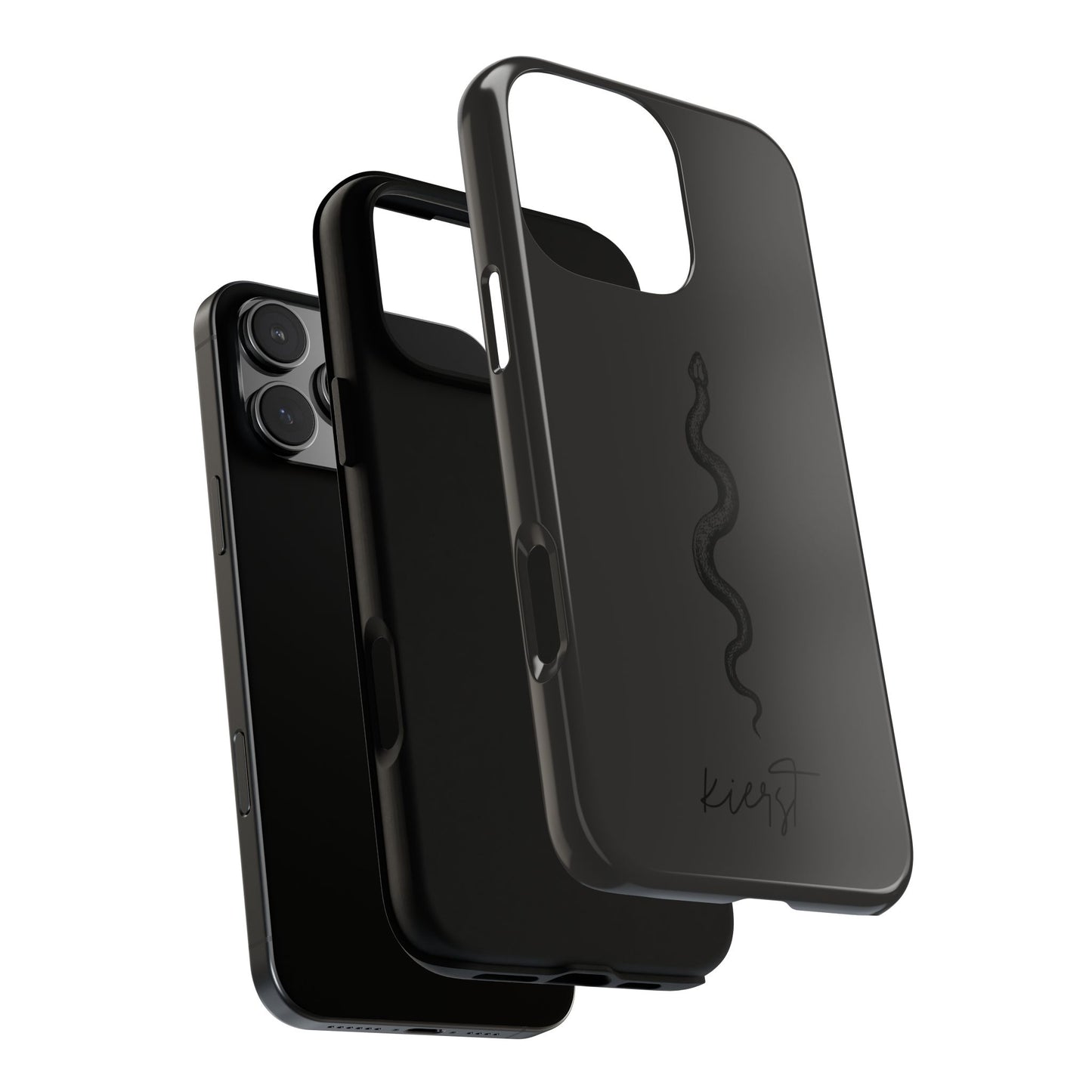 Long Black Snake iPhone Case | Subtle Edge, Quiet Power