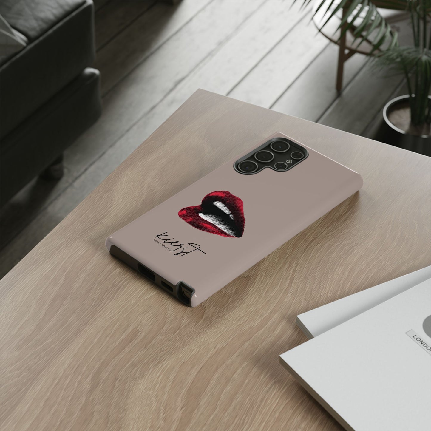 Retro Red Lips Samsung Galaxy Case | Pop Art, Luxe Feel