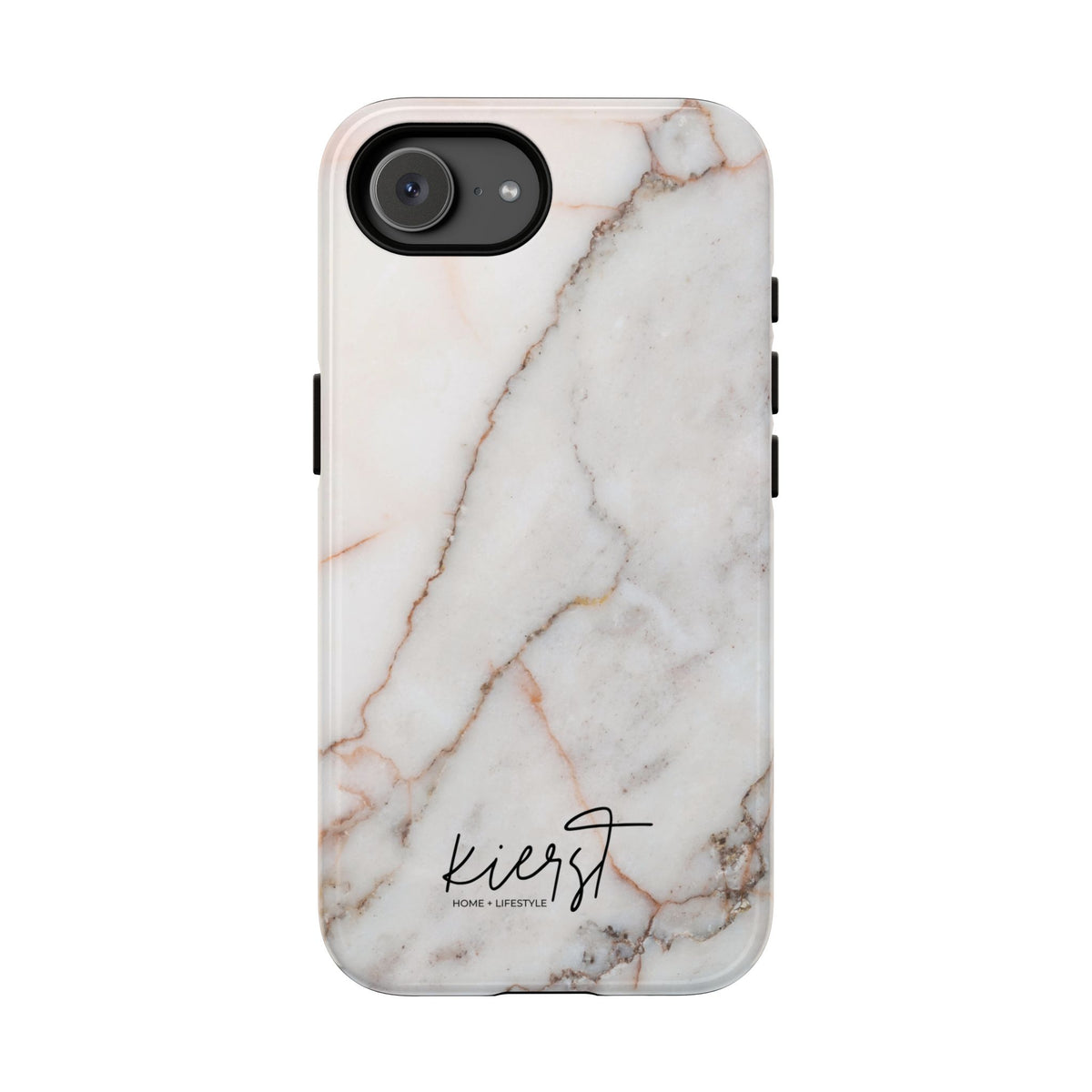 Warm White Marble iPhone Case