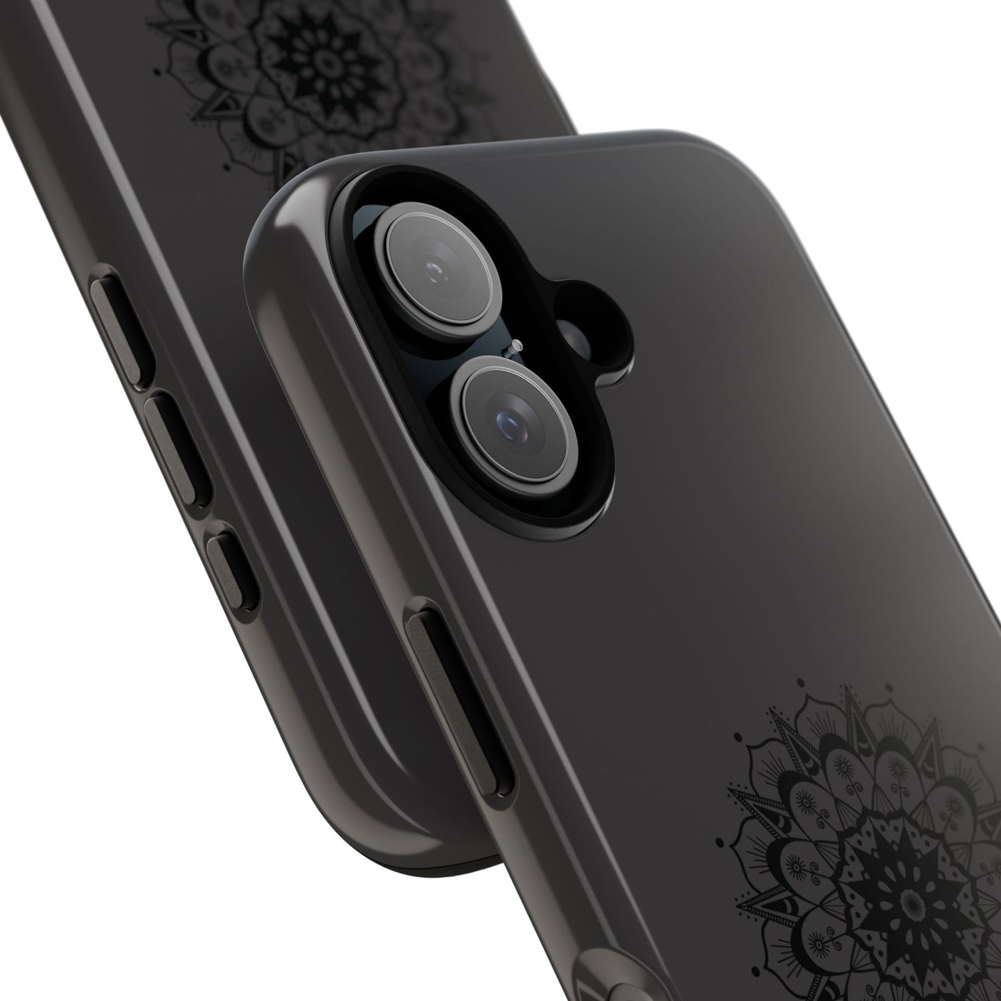 Black Mandala iPhone Case | Refined Calm in Every Curve