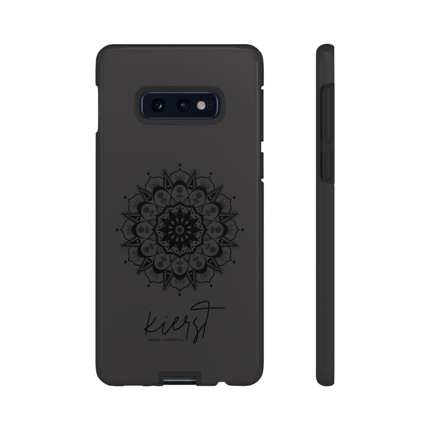 Black Mandala Samsung Galaxy Phone Case | Elevated Symmetry, Timeless Energy