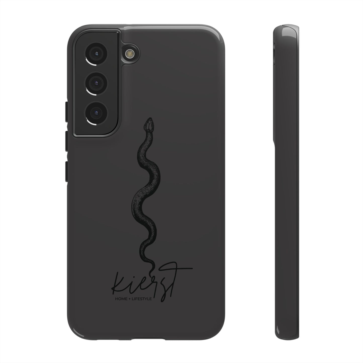 Long Black Snake Samsung Galaxy Phone Case | Power In The Subtleties