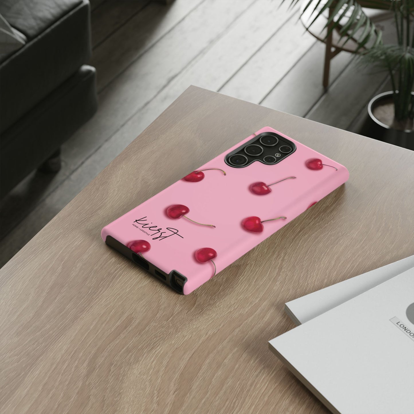 Cherries Samsung Galaxy Phone Case | Sweet Meets Sophisticated in This Standout Cover